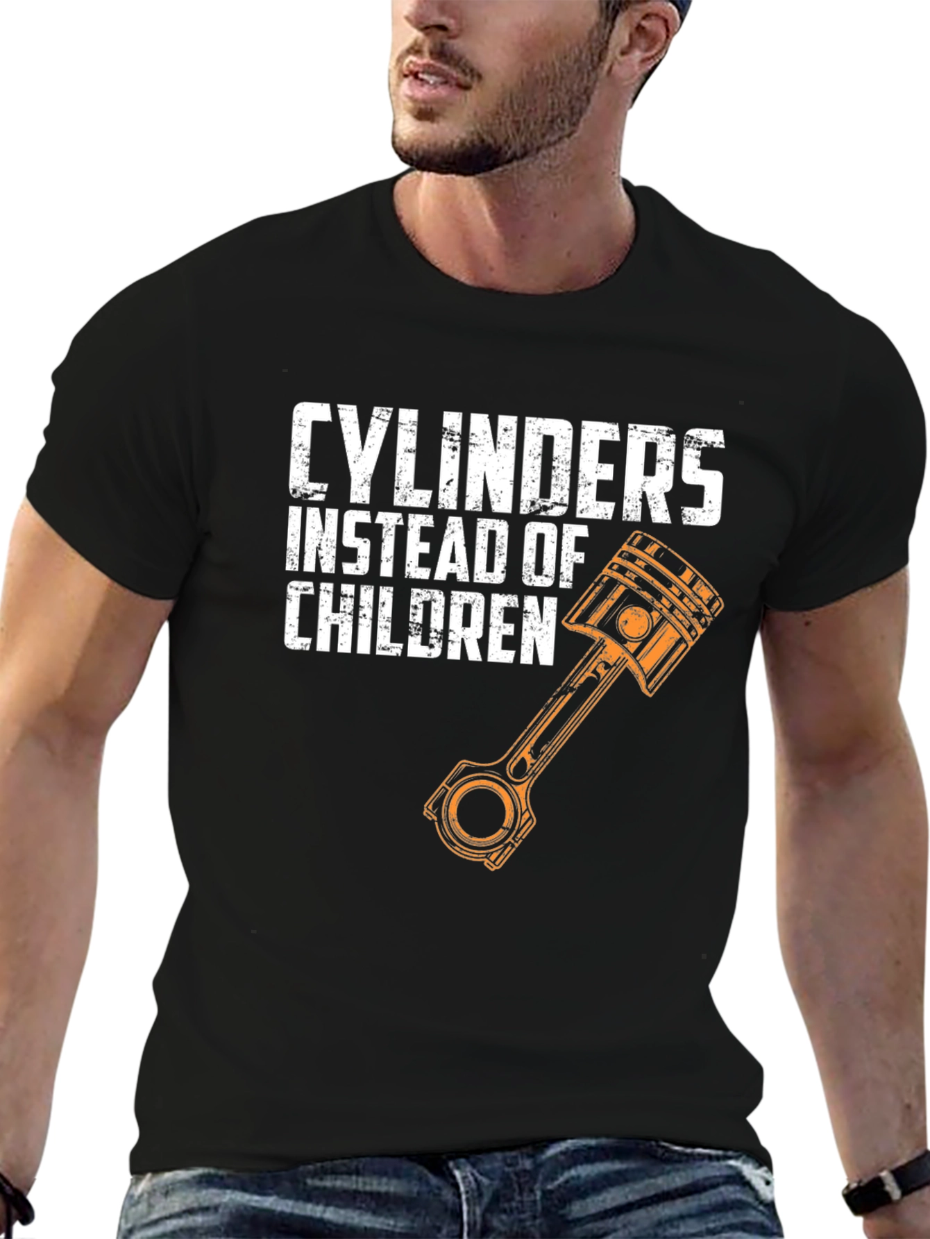 Cylinders Instead of Children Graphic Tee