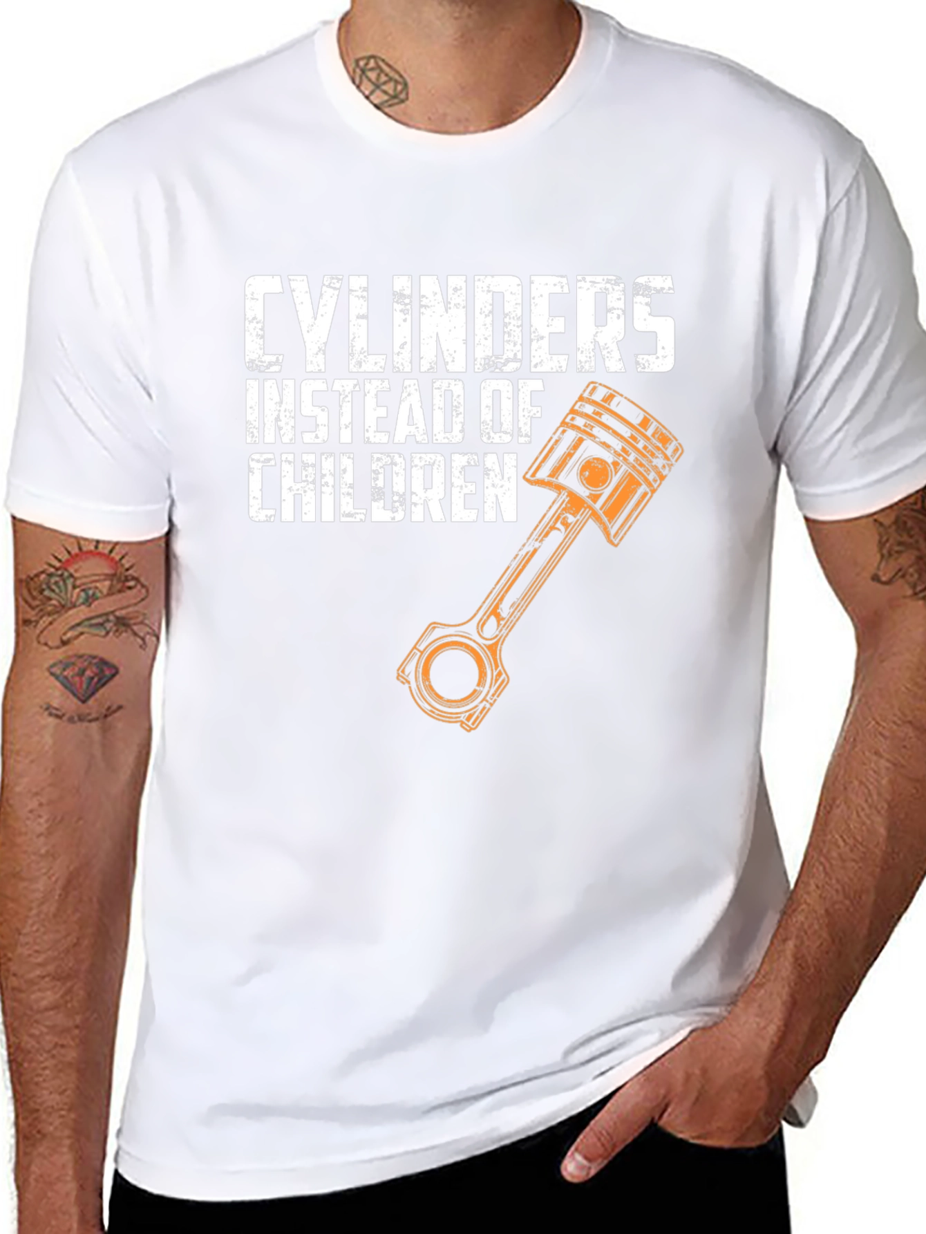 Cylinders Instead of Children Graphic Tee