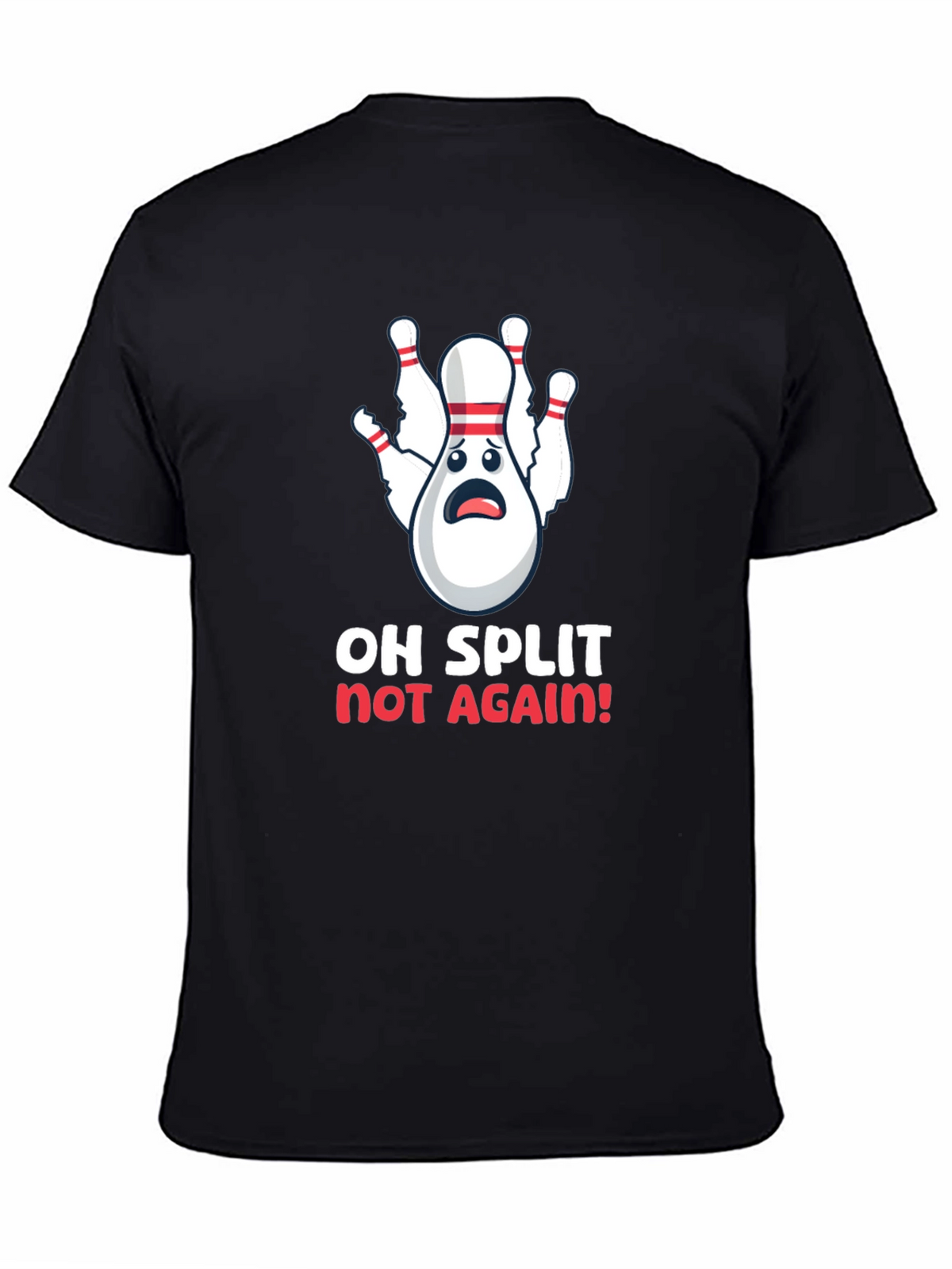 Funny Bowling Split T-Shirt