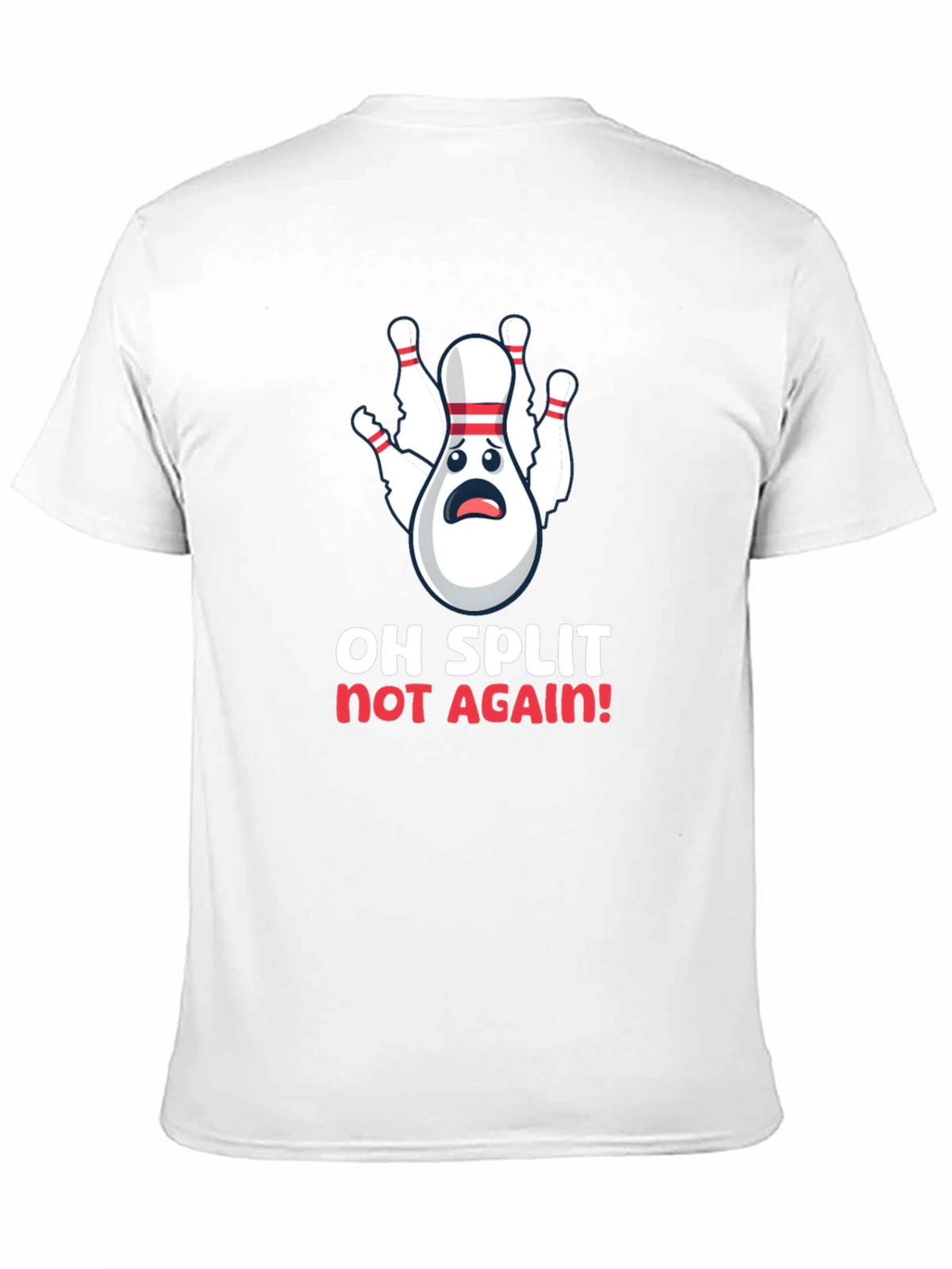 Funny Bowling Split T-Shirt