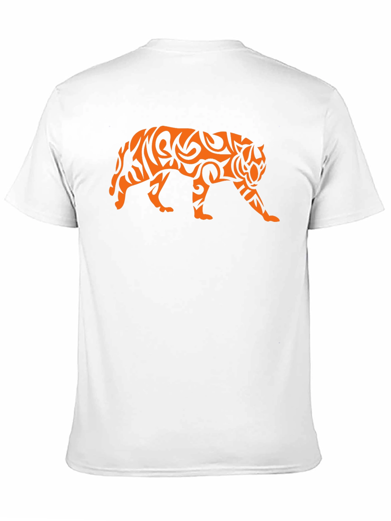 Tribal Tiger Graphic Black T-Shirt