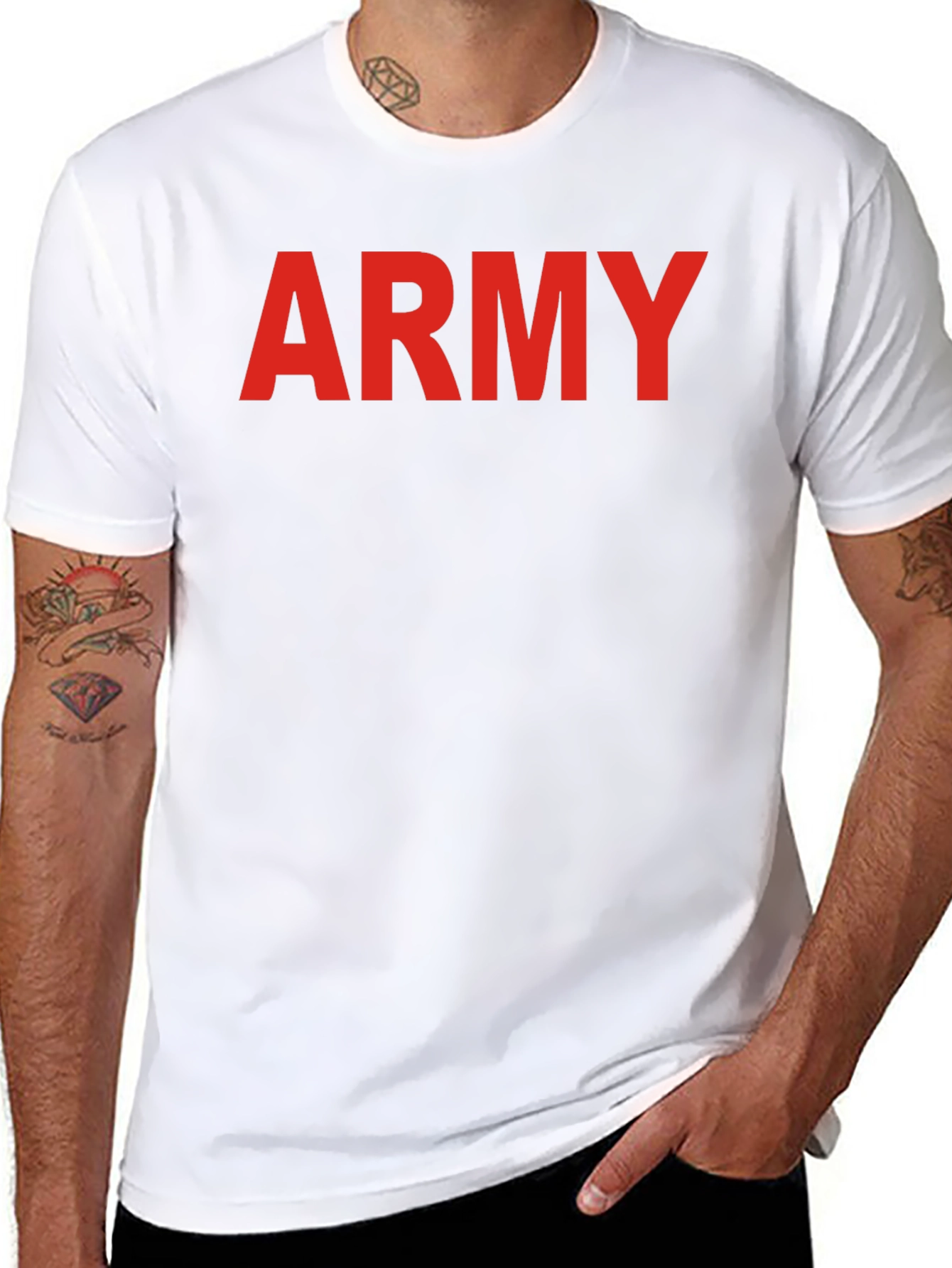 Army Graphic Tee - Classic Military Style T-Shirt