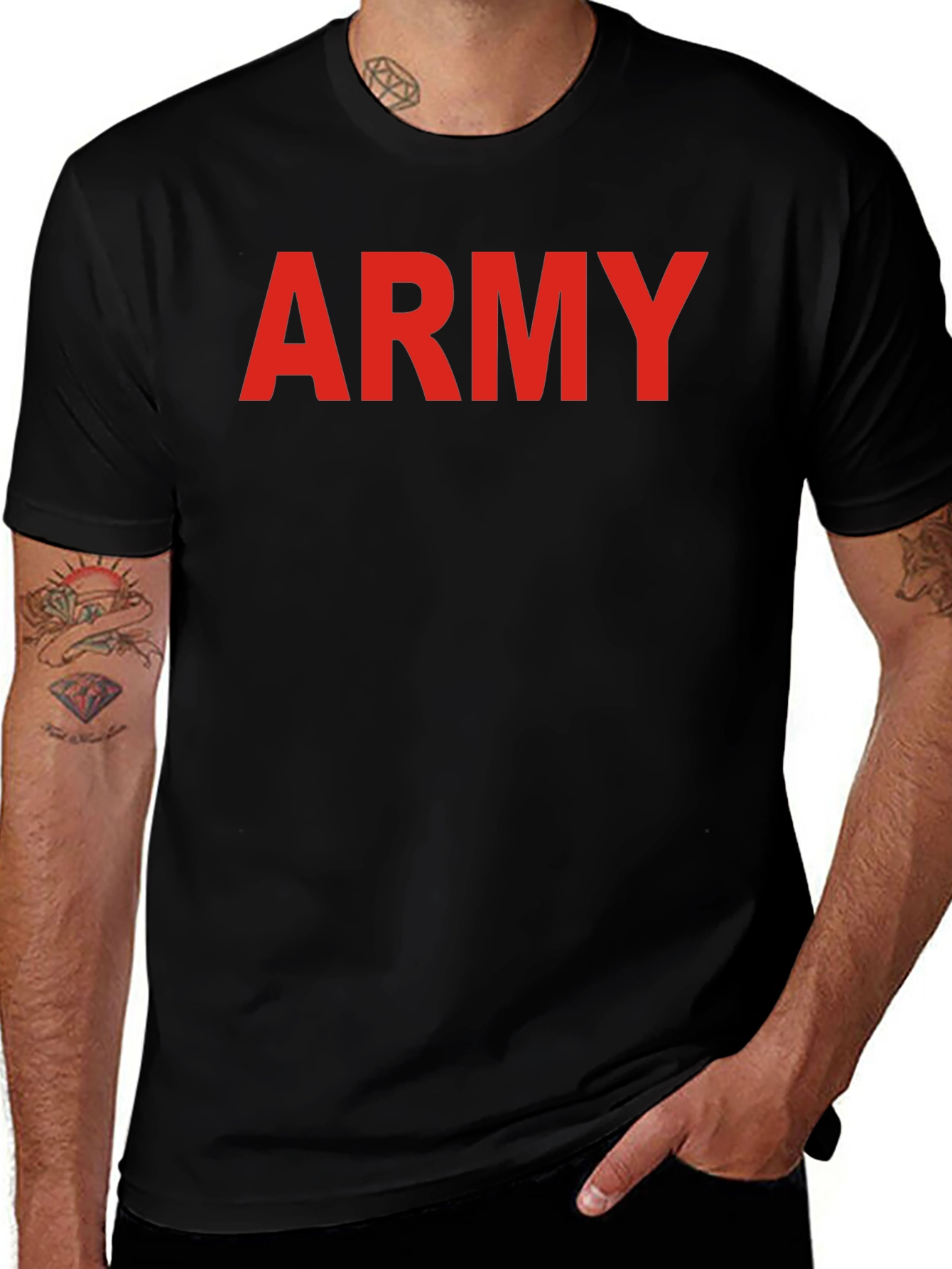 Army Graphic Tee - Classic Military Style T-Shirt