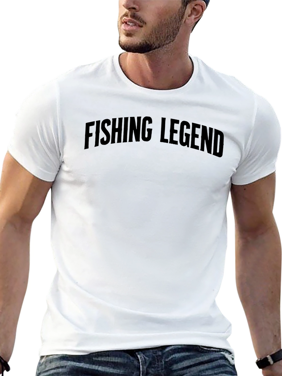 Fishing Legend Black T-Shirt