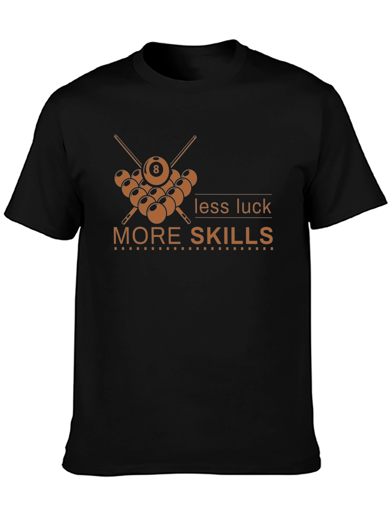 Pool Skills Black T-Shirt