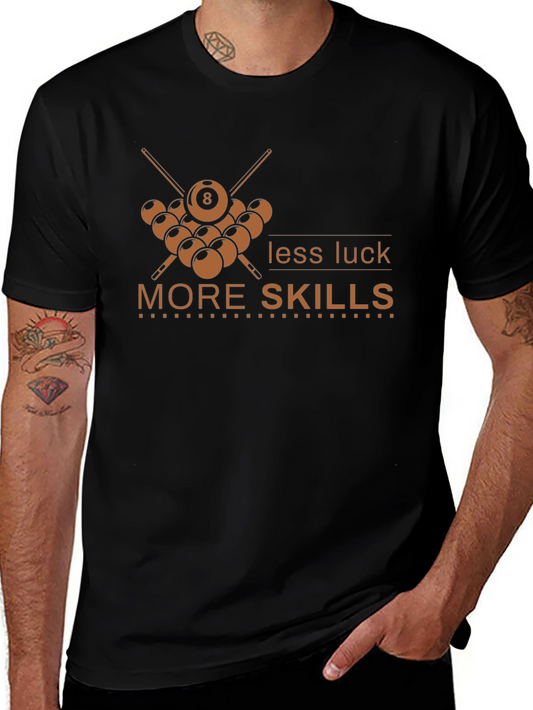 Pool Skills Black T-Shirt