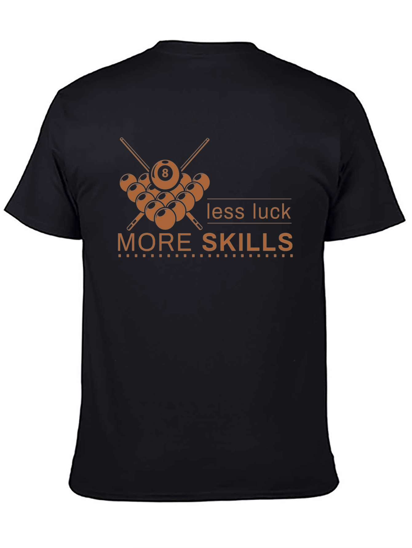 Pool Skills Black T-Shirt