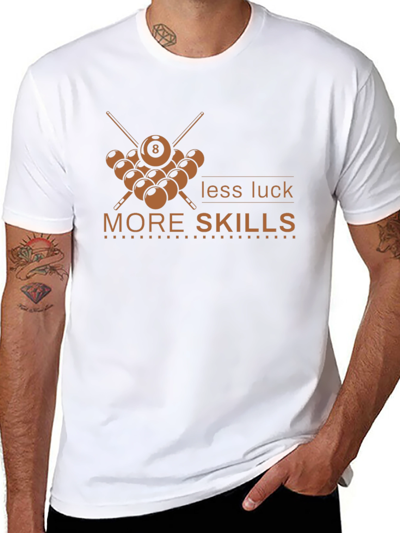 Pool Skills Black T-Shirt