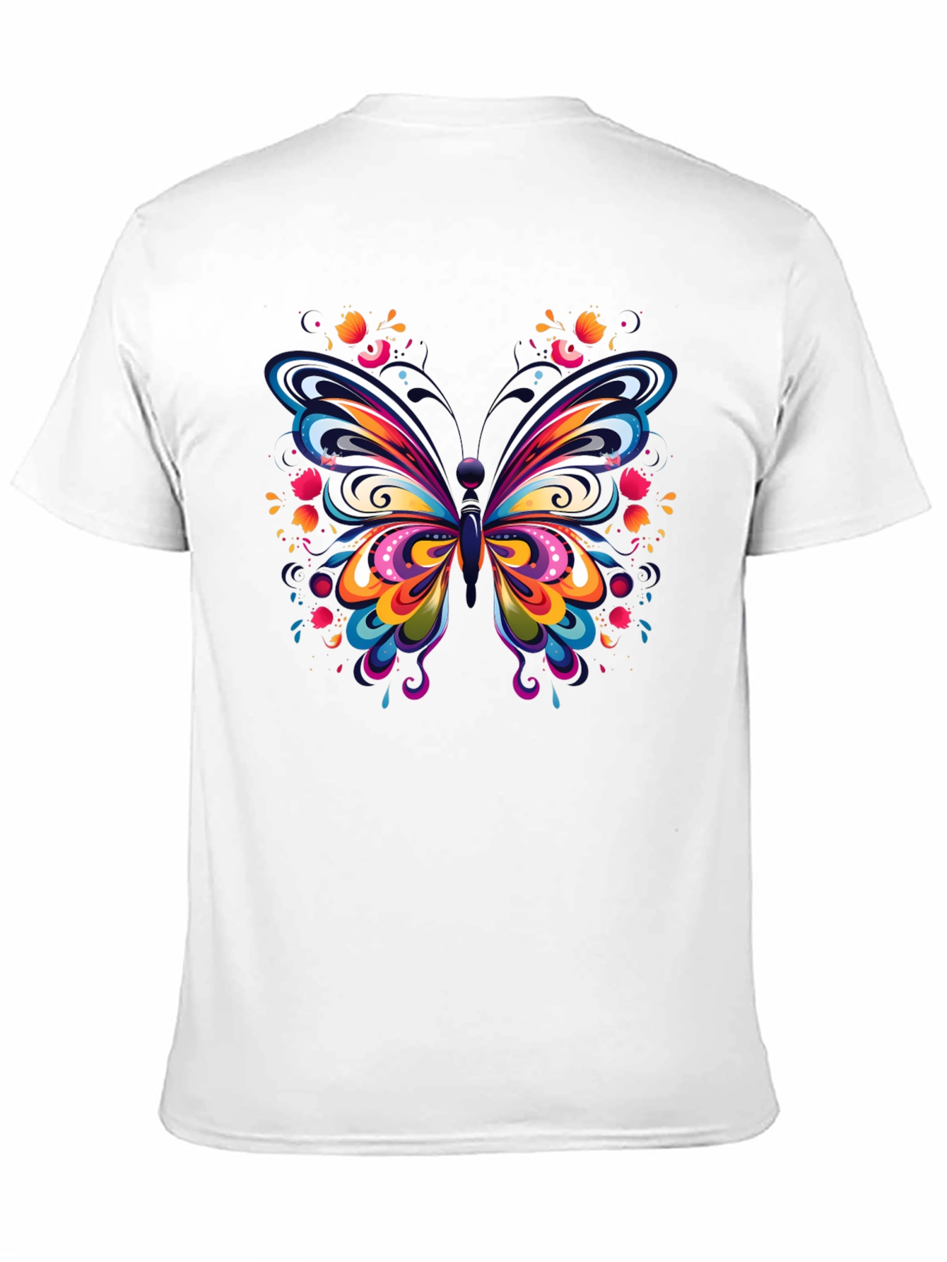 Vibrant Butterfly Graphic Tee - Soft Cotton Comfort