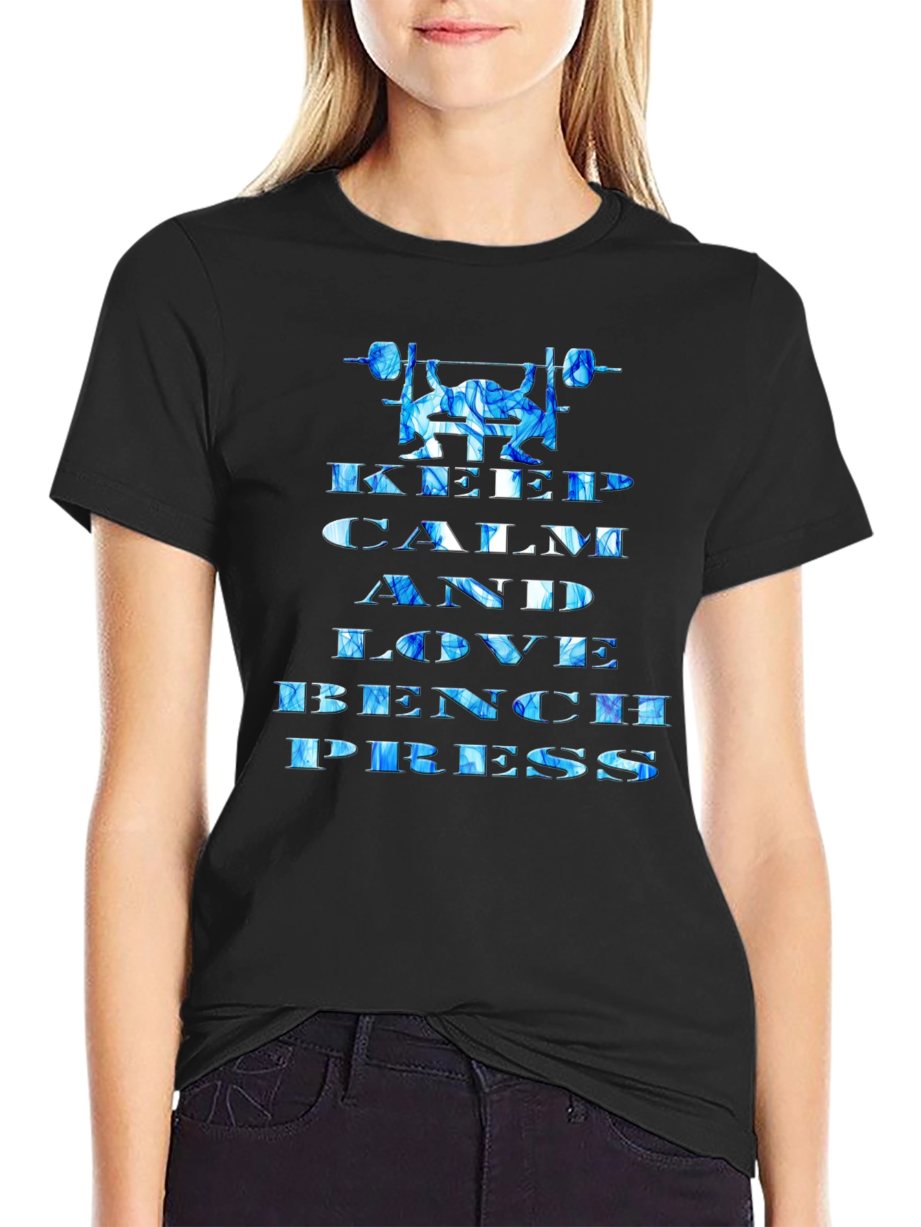 Keep Calm and Love Bench Press T-Shirt
