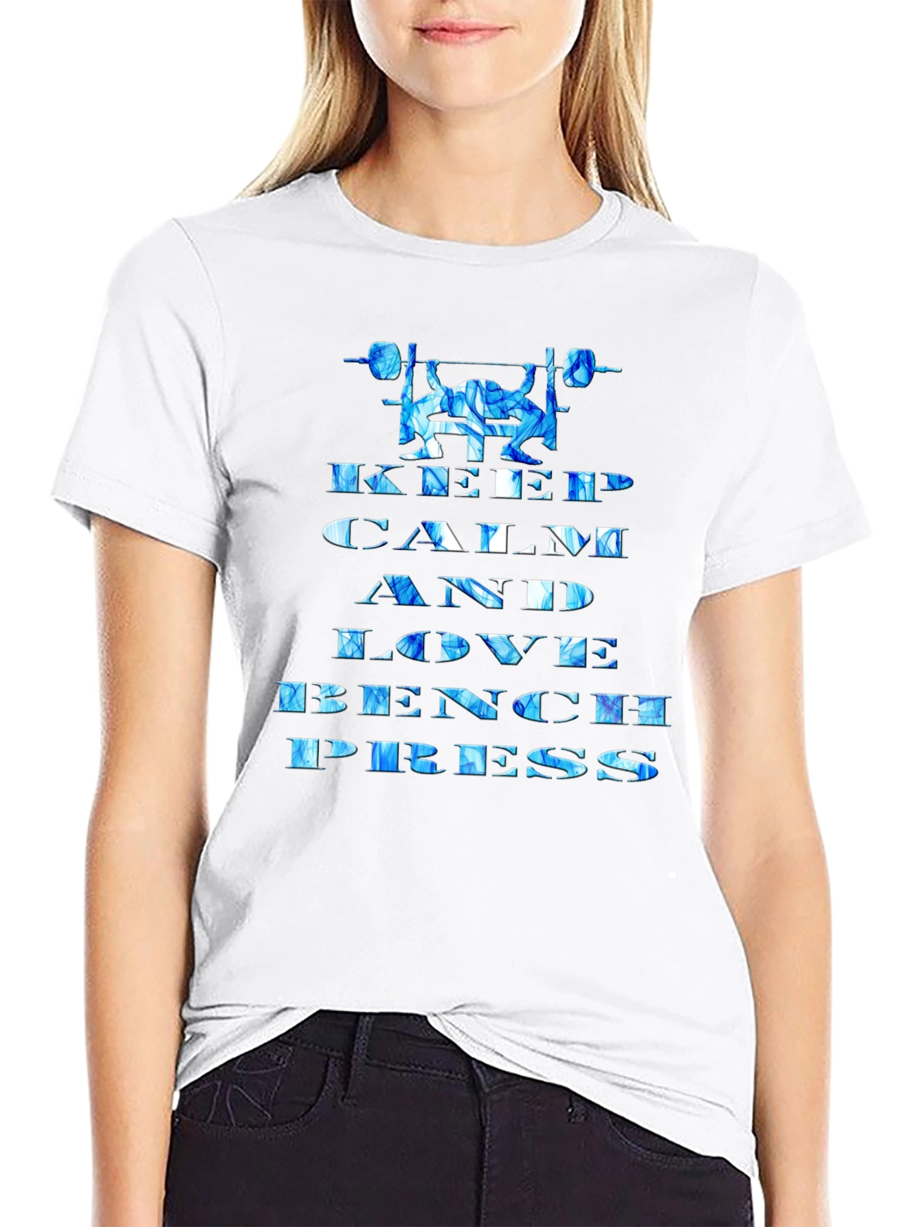Keep Calm and Love Bench Press T-Shirt