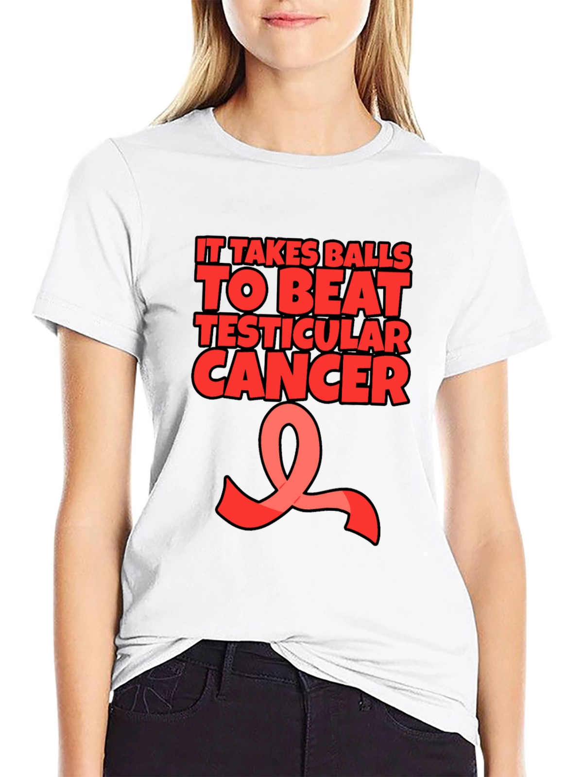 It Takes Balls to Beat Testicular Cancer T-Shirt