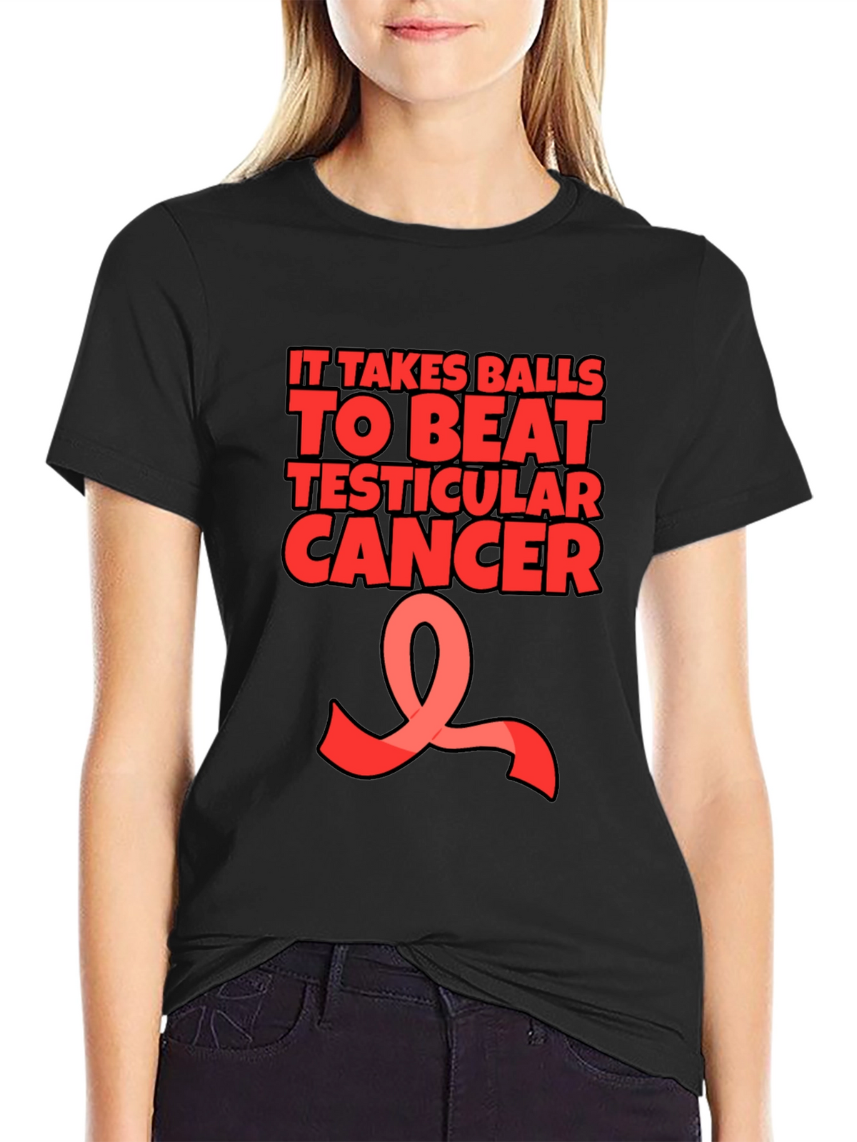 It Takes Balls to Beat Testicular Cancer T-Shirt