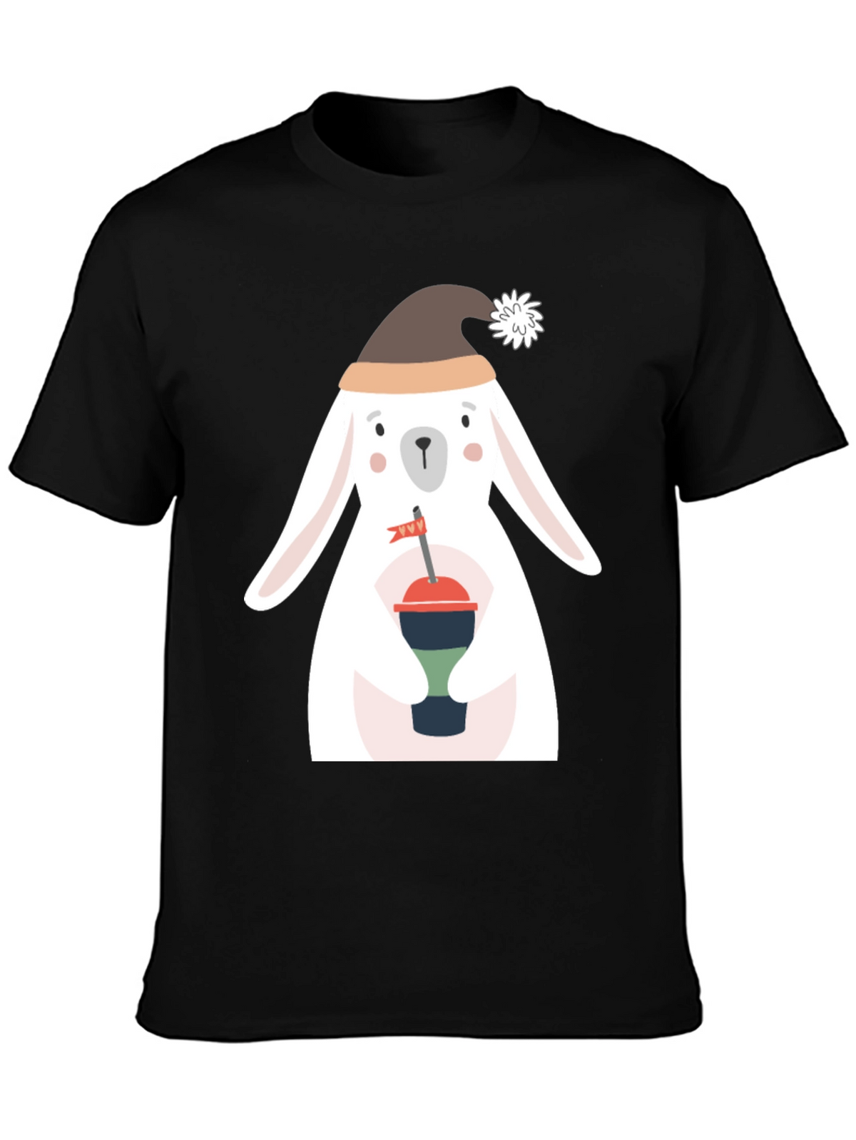 Festive Rabbit Graphic Tee