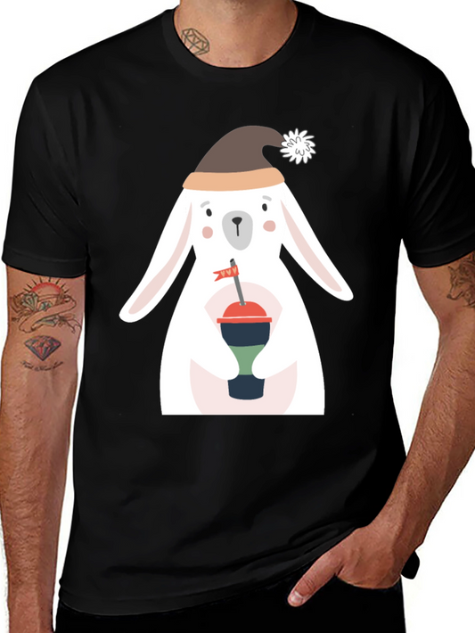 Festive Rabbit Graphic Tee