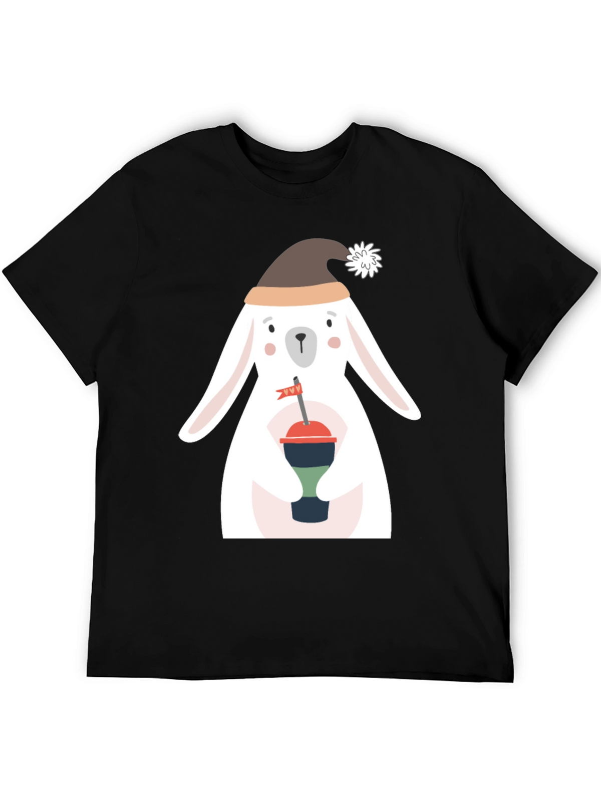 Festive Rabbit Graphic Tee
