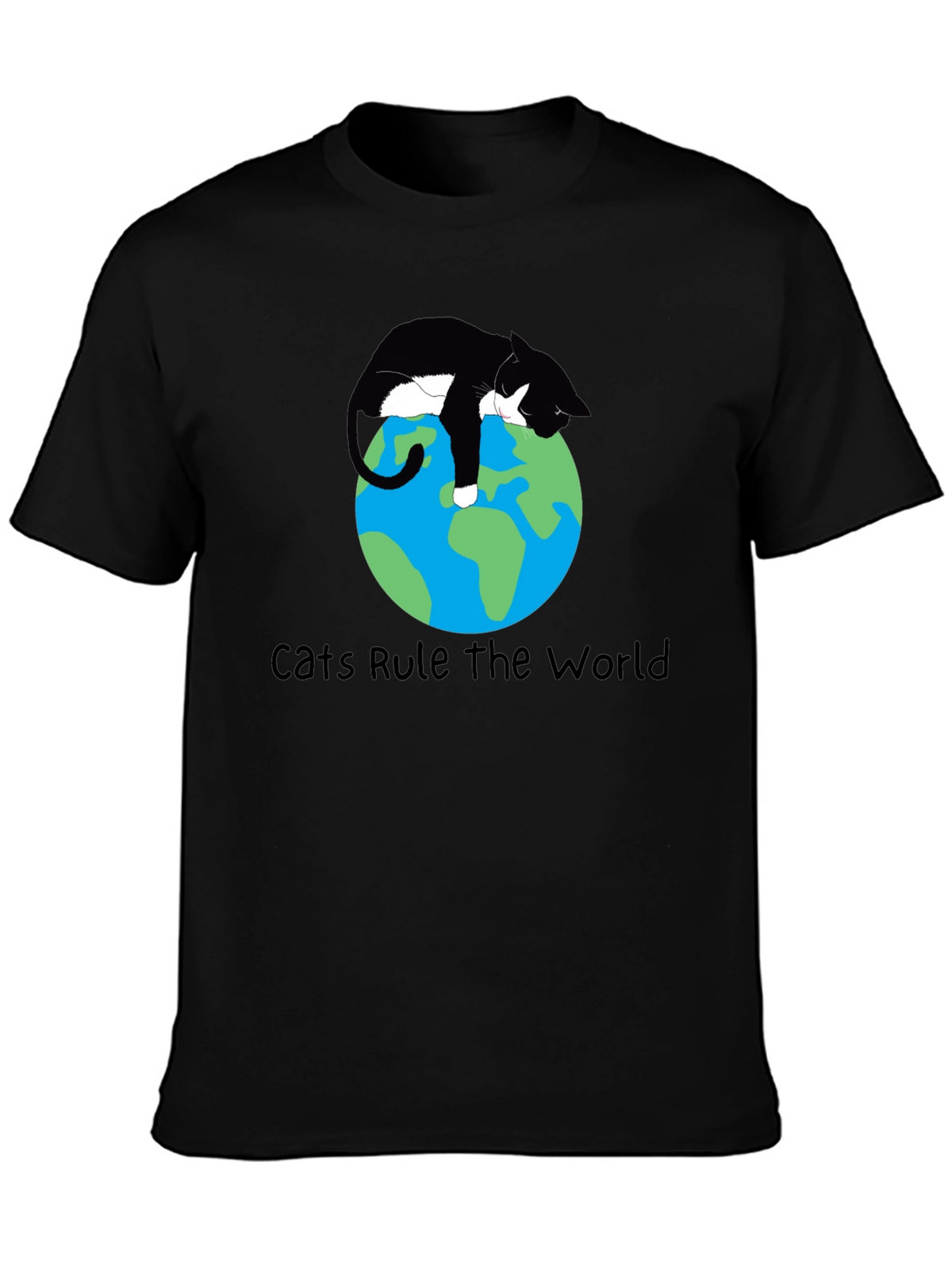 Cats Rule the World Graphic T-Shirt