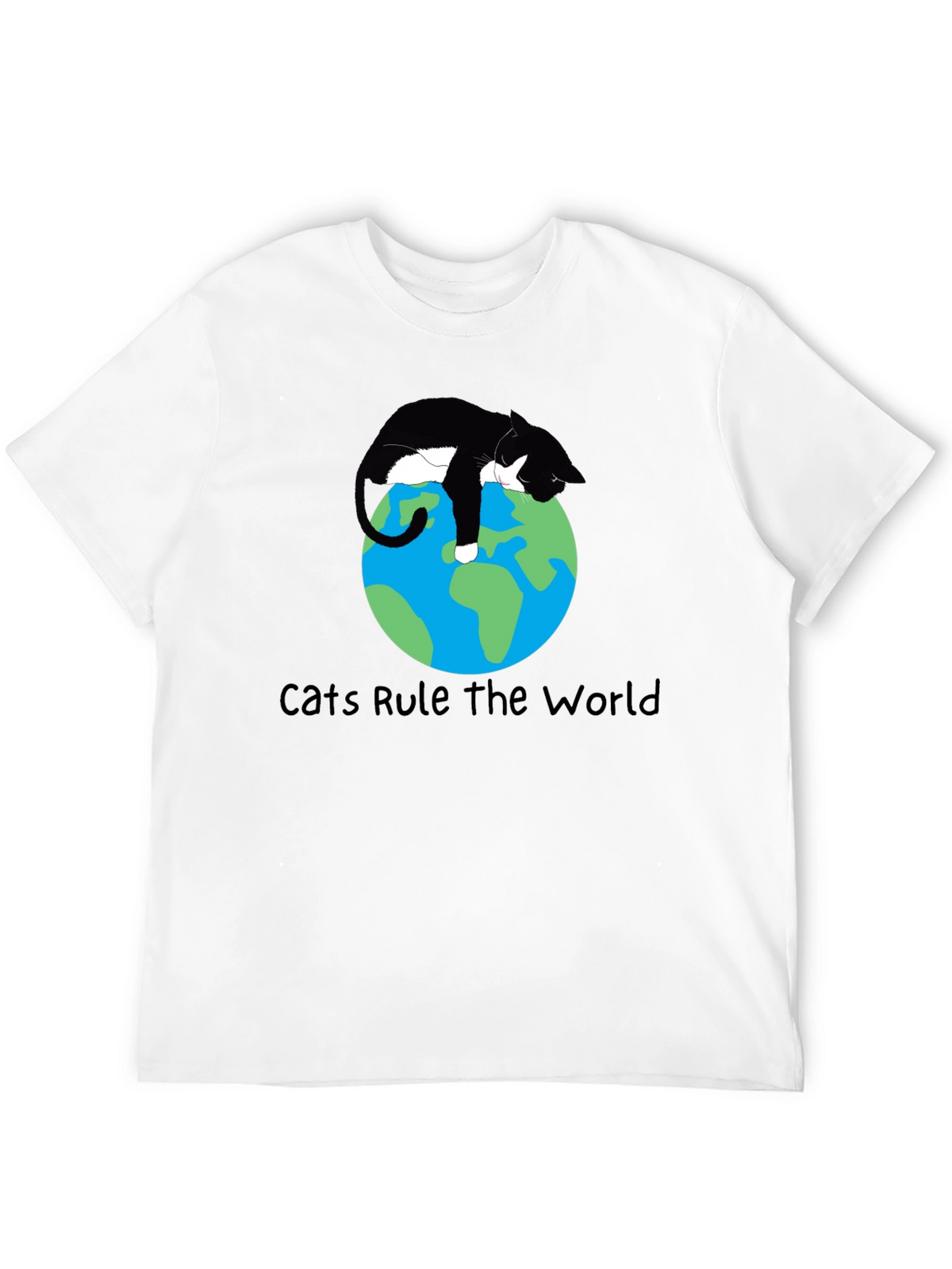 Cats Rule the World Graphic T-Shirt