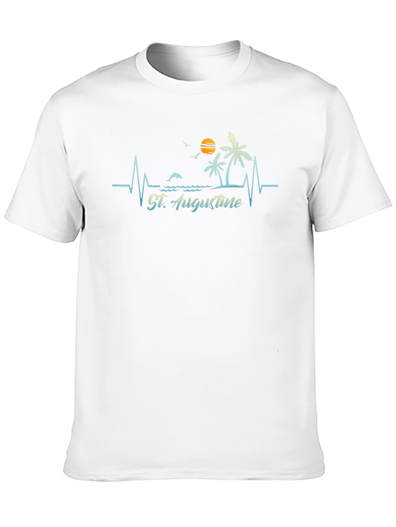 St. Augustine Beach Heartbeat T-Shirt