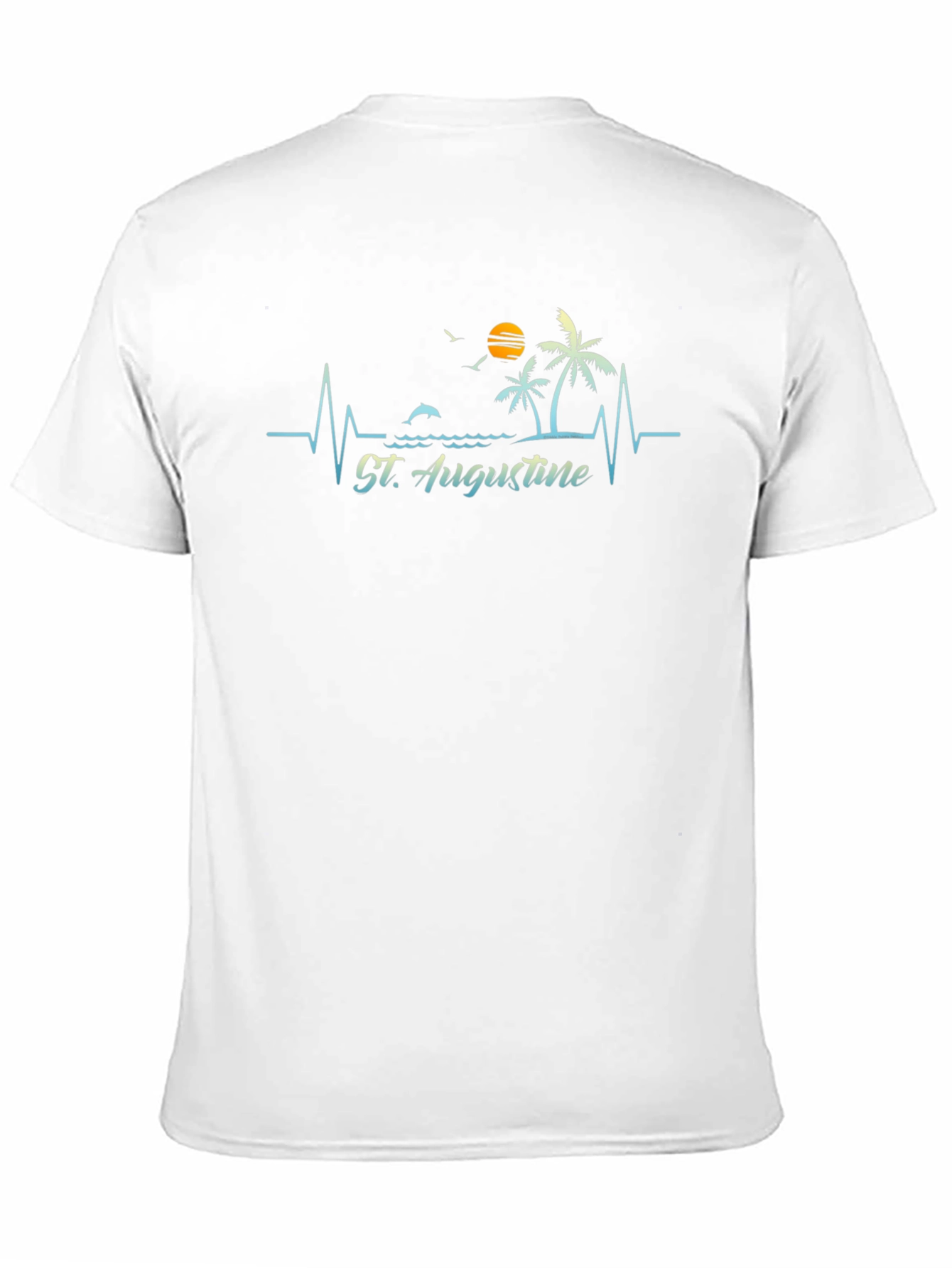 St. Augustine Beach Heartbeat T-Shirt
