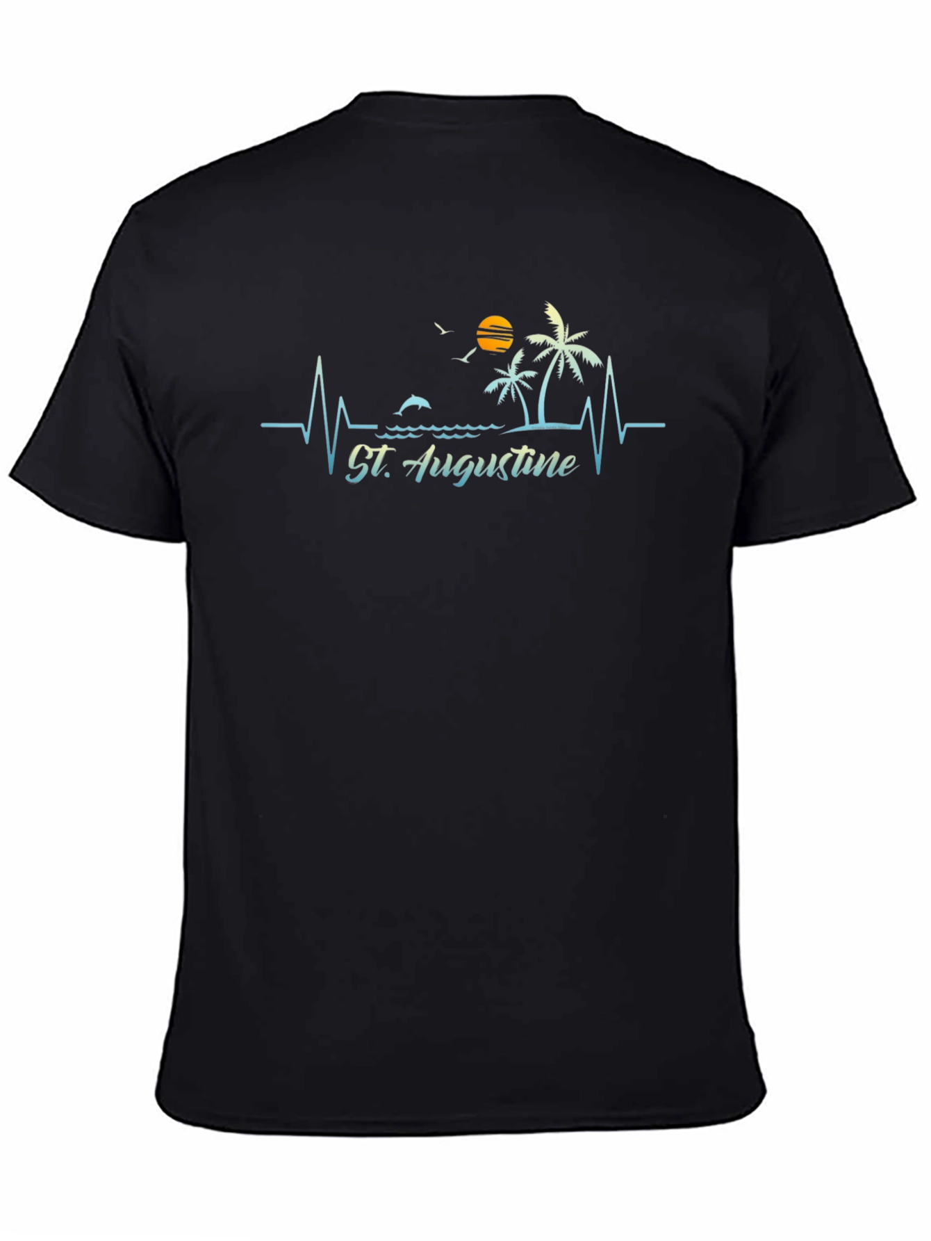 St. Augustine Beach Heartbeat T-Shirt