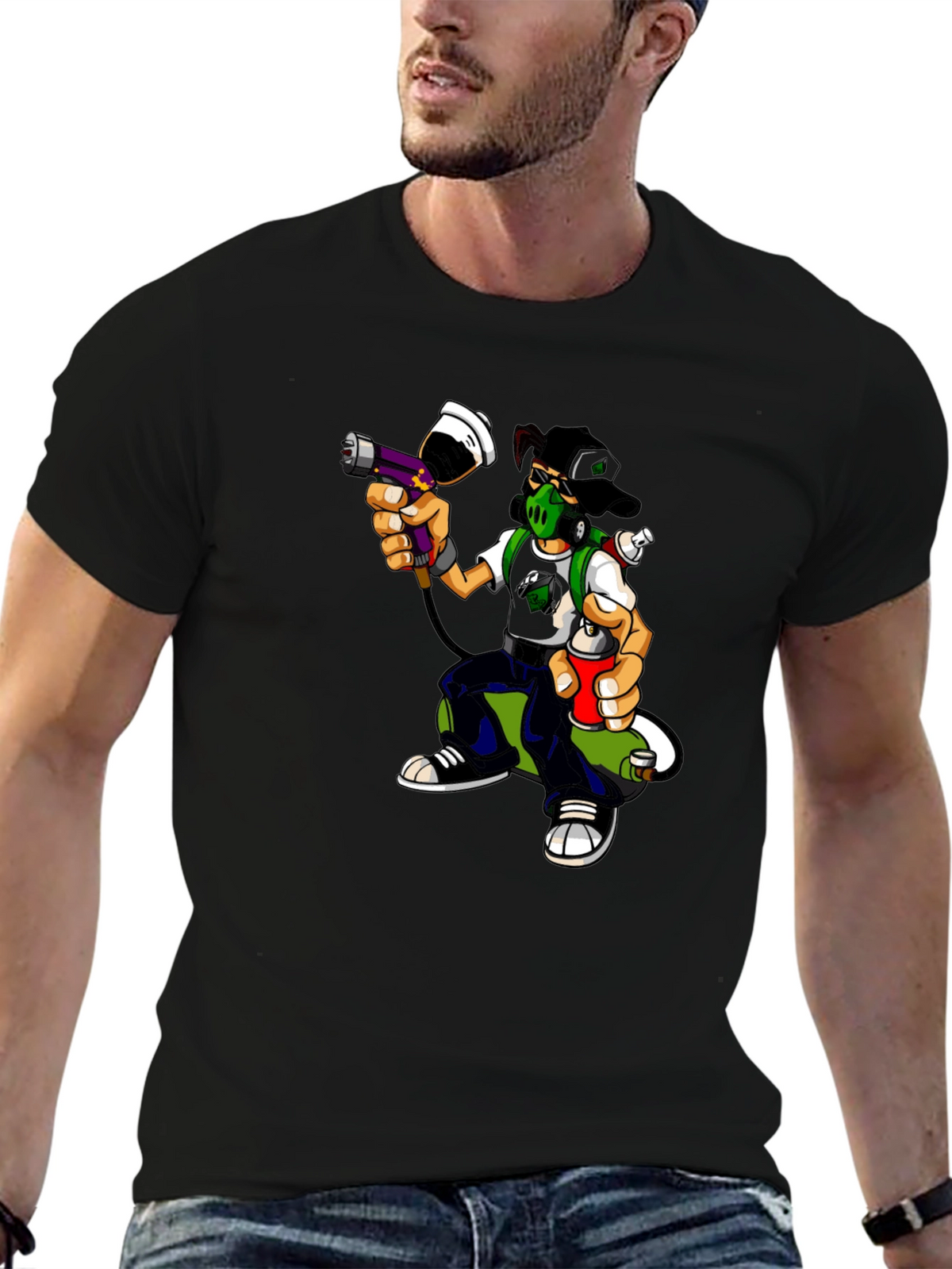 Graffiti Artist Graphic T-Shirt - Urban Streetwear