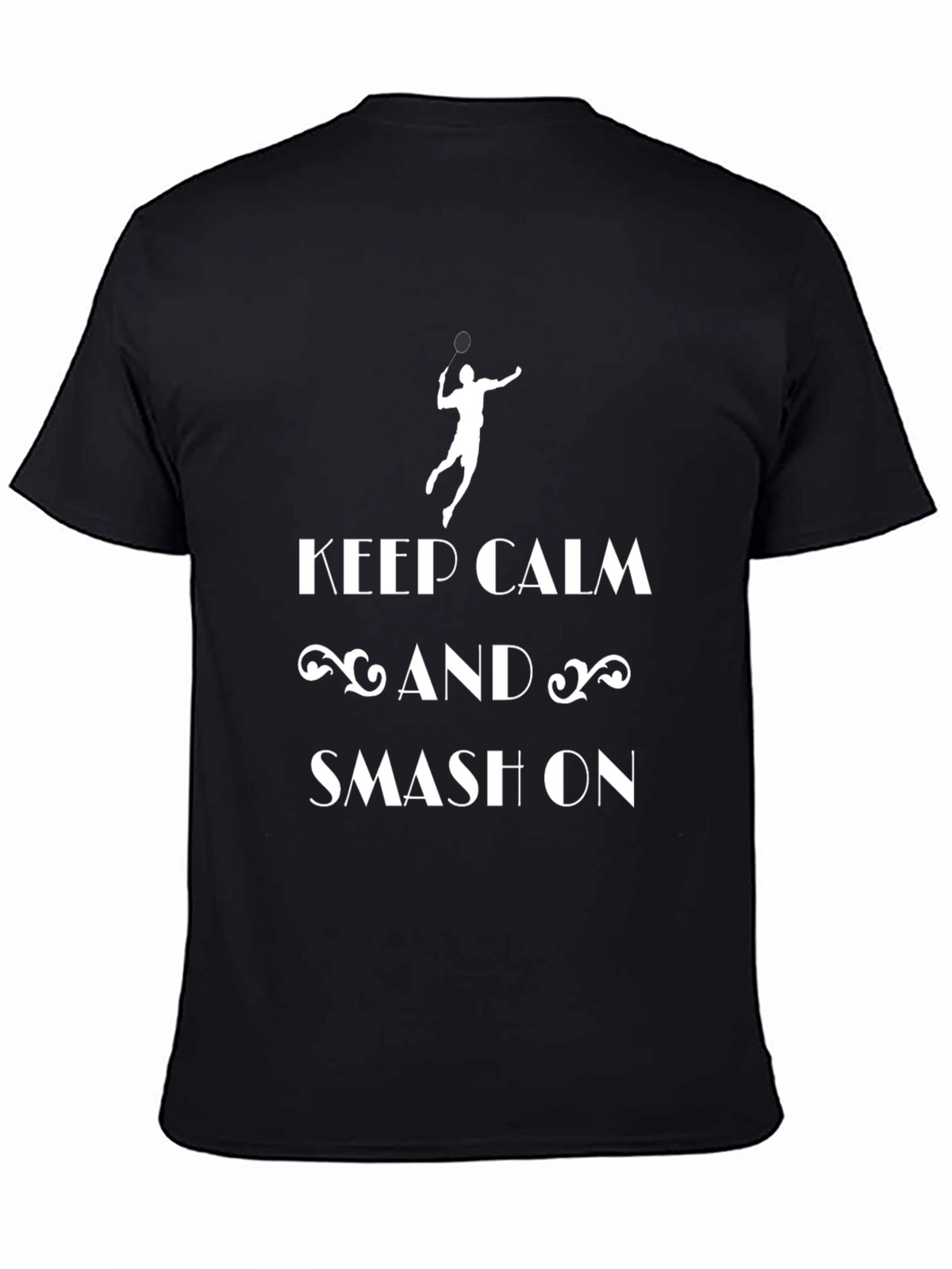 Keep Calm and Smash On - Black T-Shirt