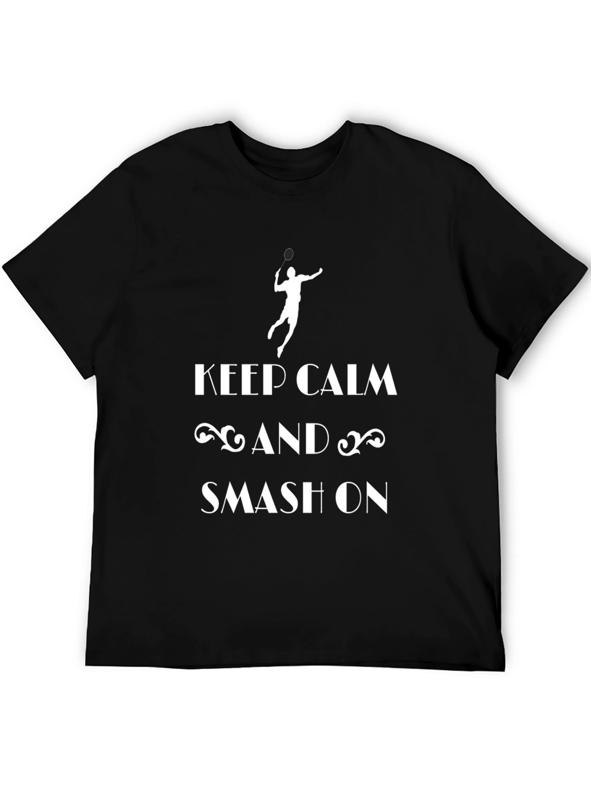 Keep Calm and Smash On - Black T-Shirt