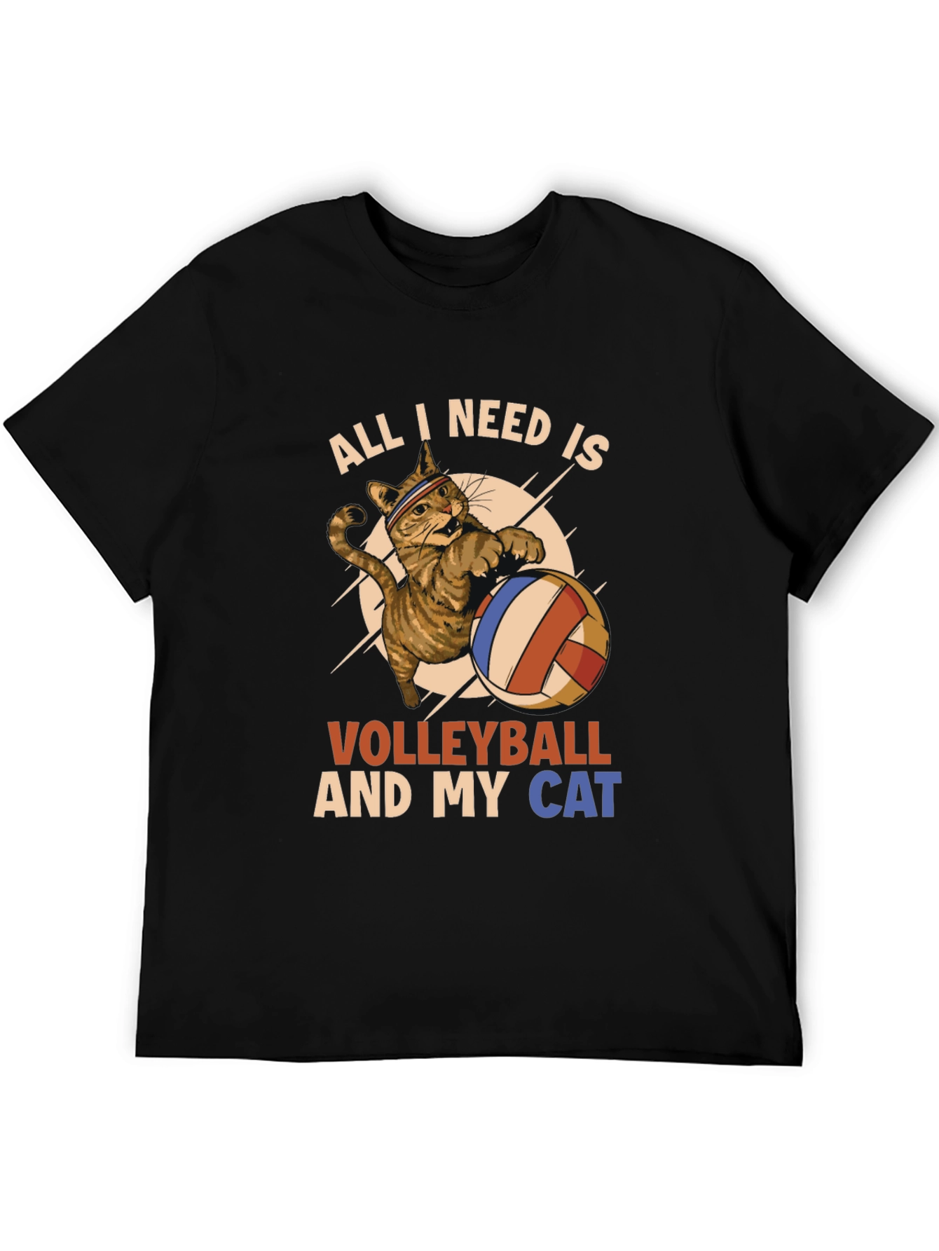 Volleyball and My Cat T-Shirt