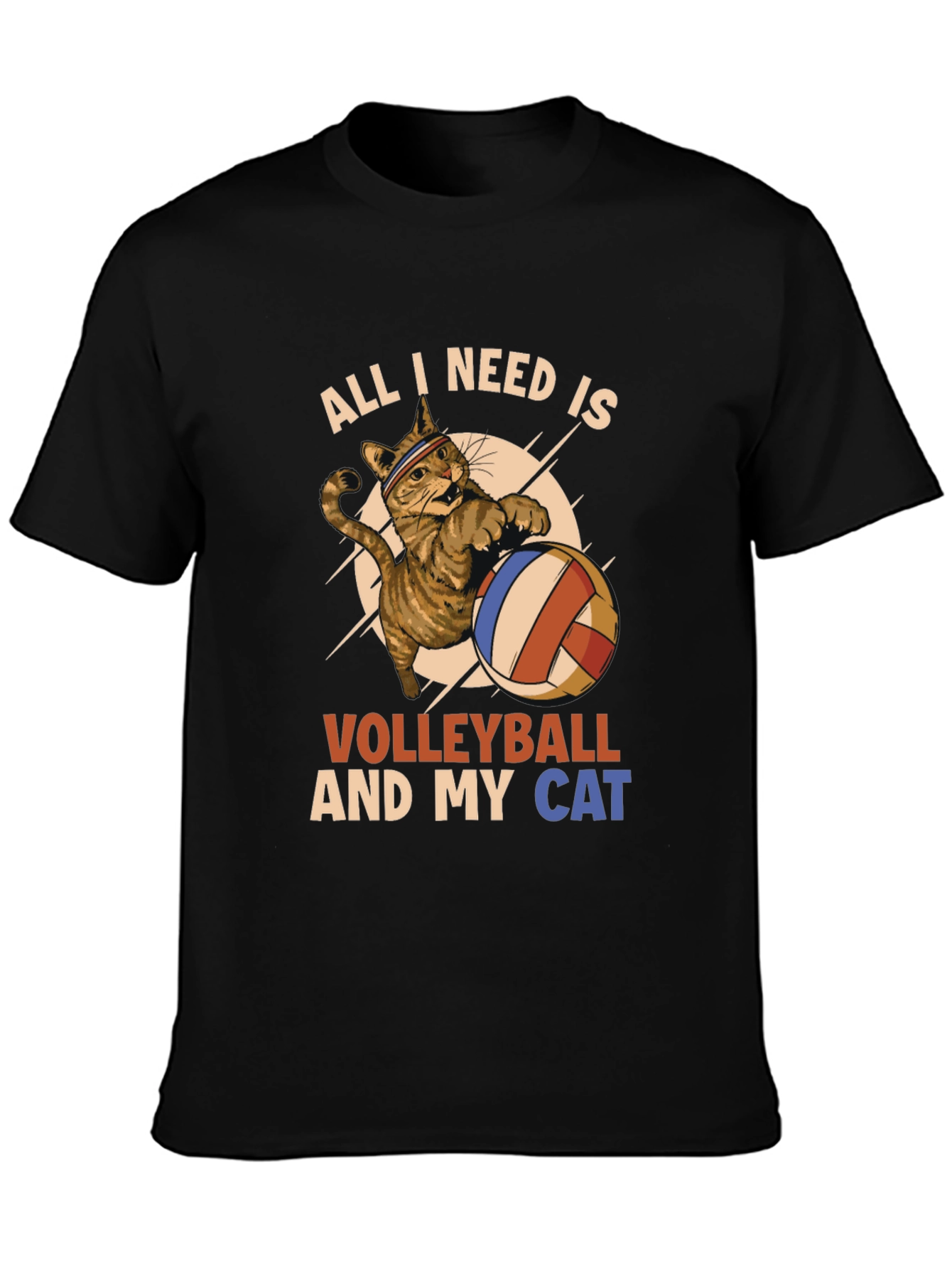 Volleyball and My Cat T-Shirt