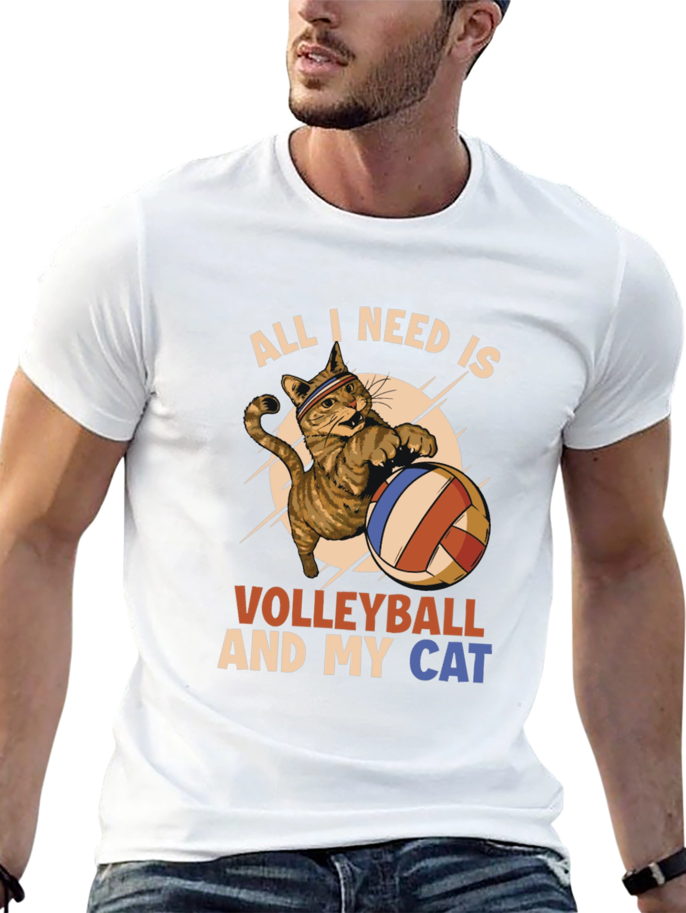 Volleyball and My Cat T-Shirt