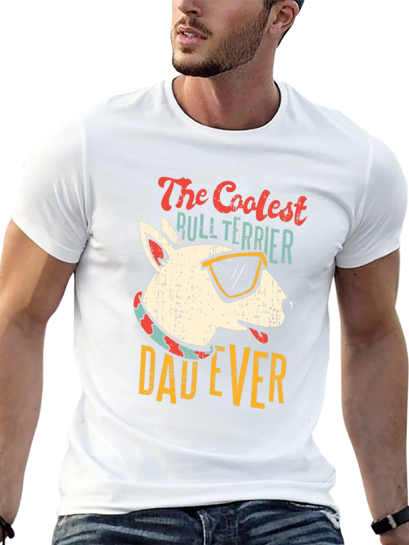 Coolest Bull Terrier Dad Ever T-Shirt