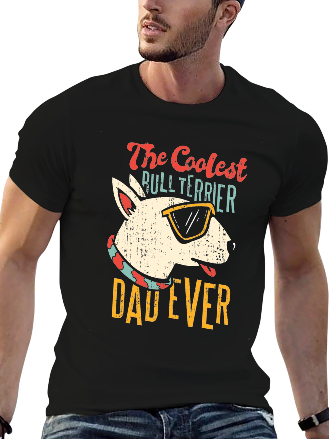 Coolest Bull Terrier Dad Ever T-Shirt