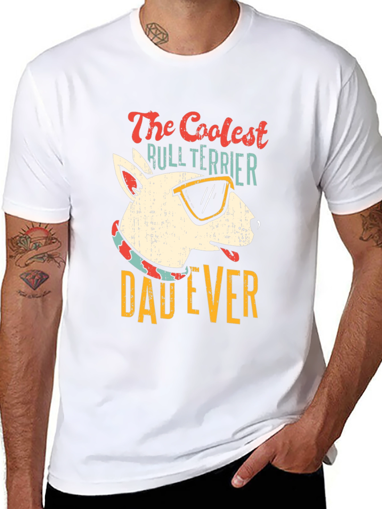 Coolest Bull Terrier Dad Ever T-Shirt
