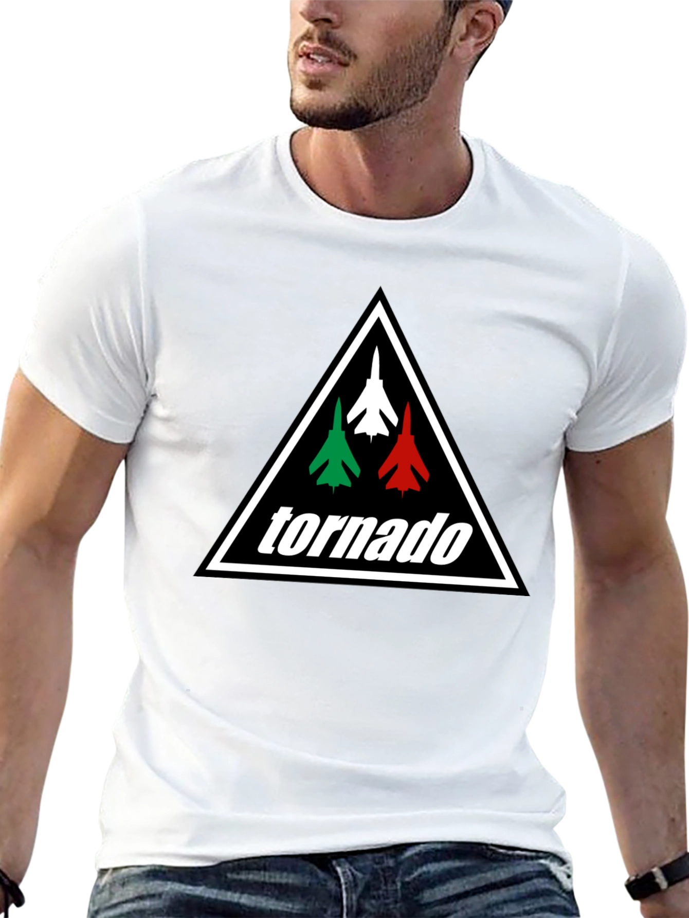 Tornado Graphic Tee - Military Jet T-Shirt
