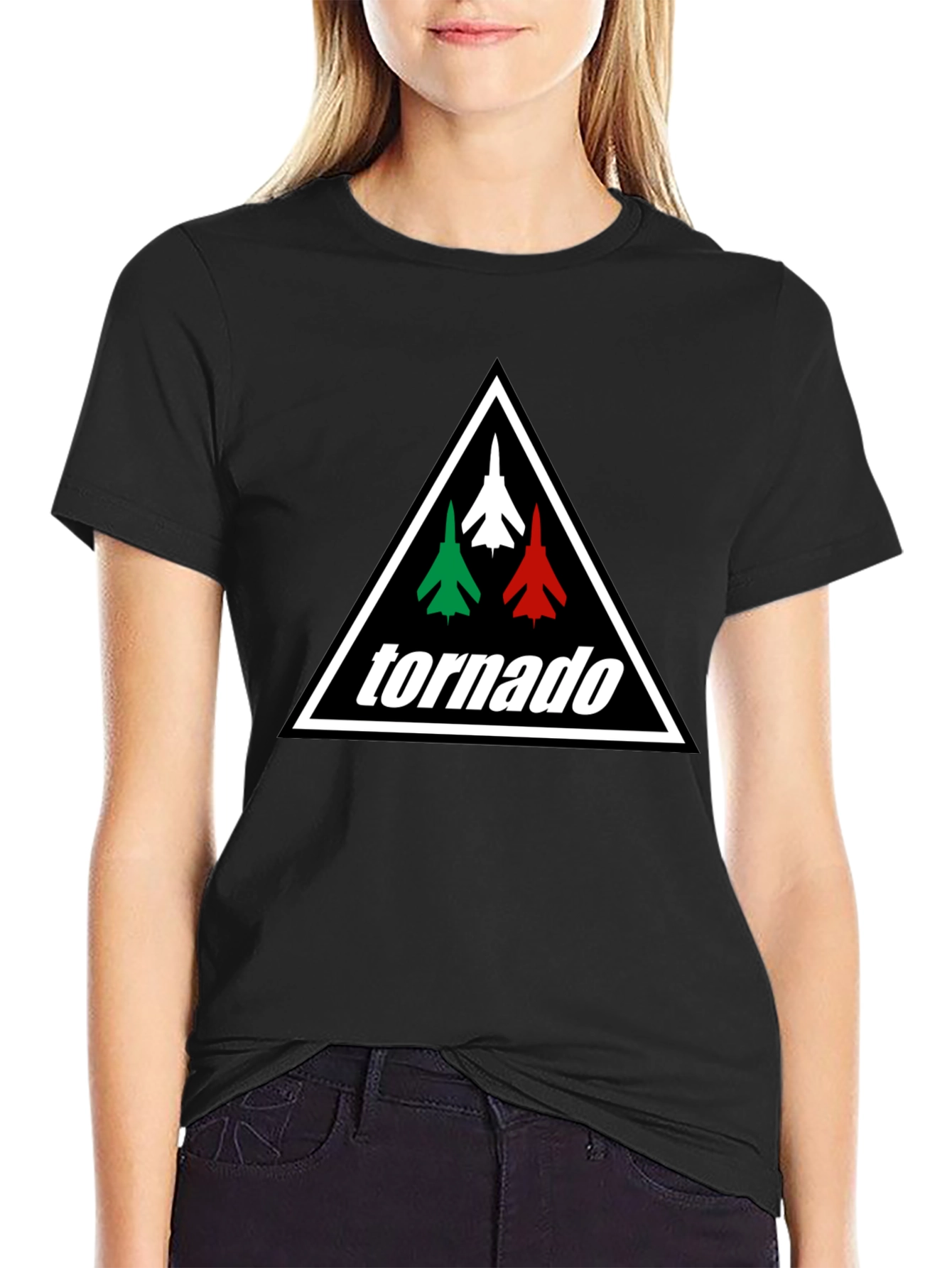 Tornado Graphic Tee - Military Jet T-Shirt