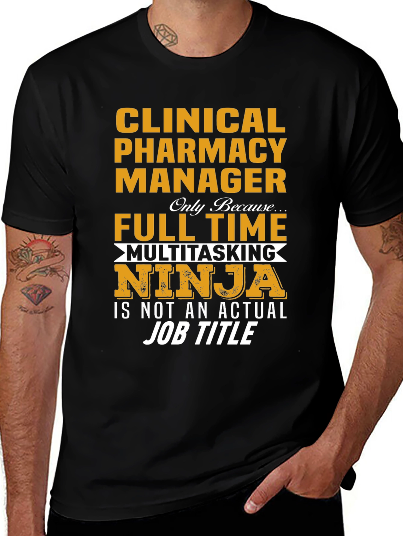 Clinical Pharmacy Manager Multitasking Ninja T-Shirt