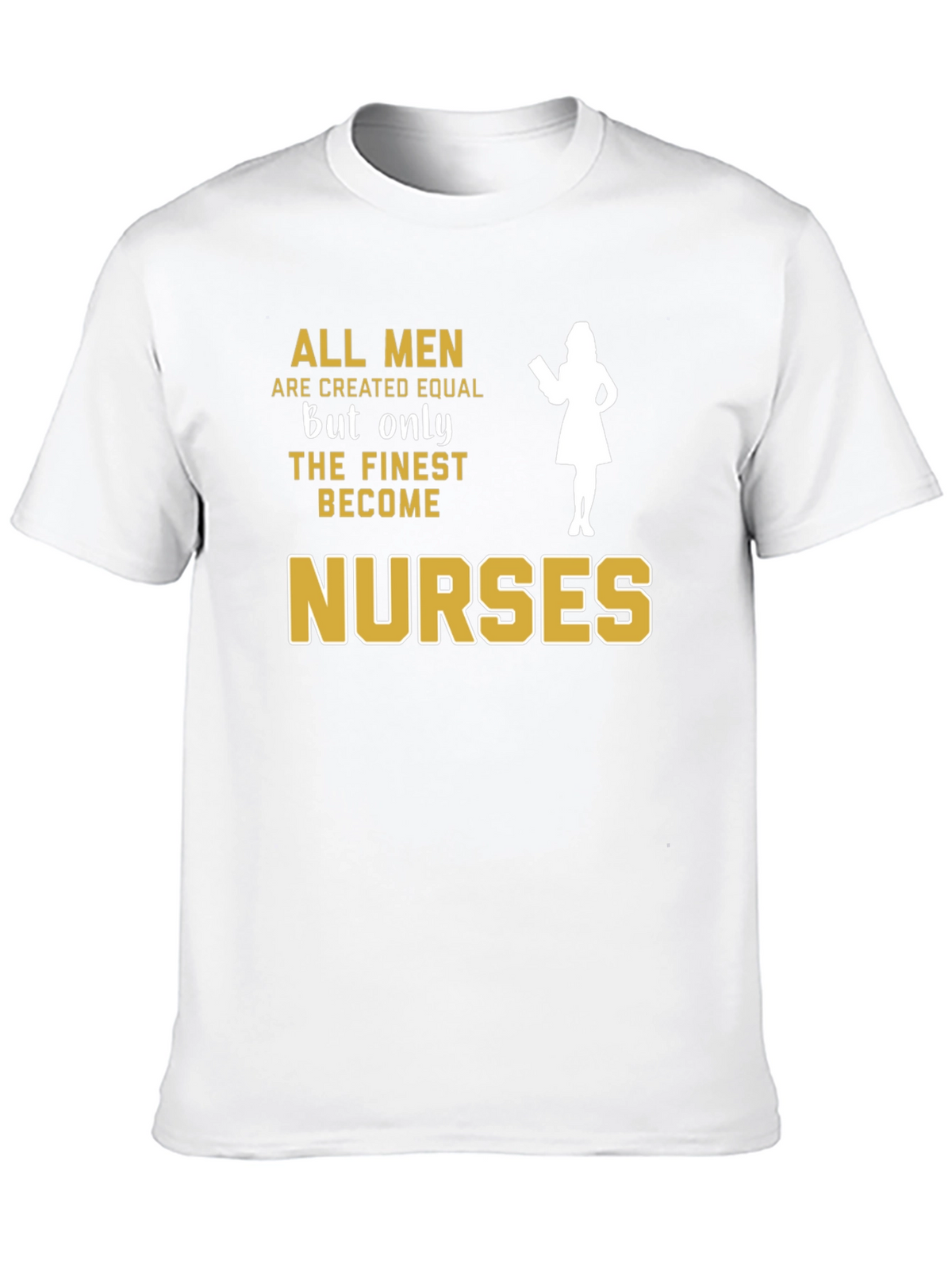 Finest Nurses Graphic T-Shirt - Black Cotton Tee