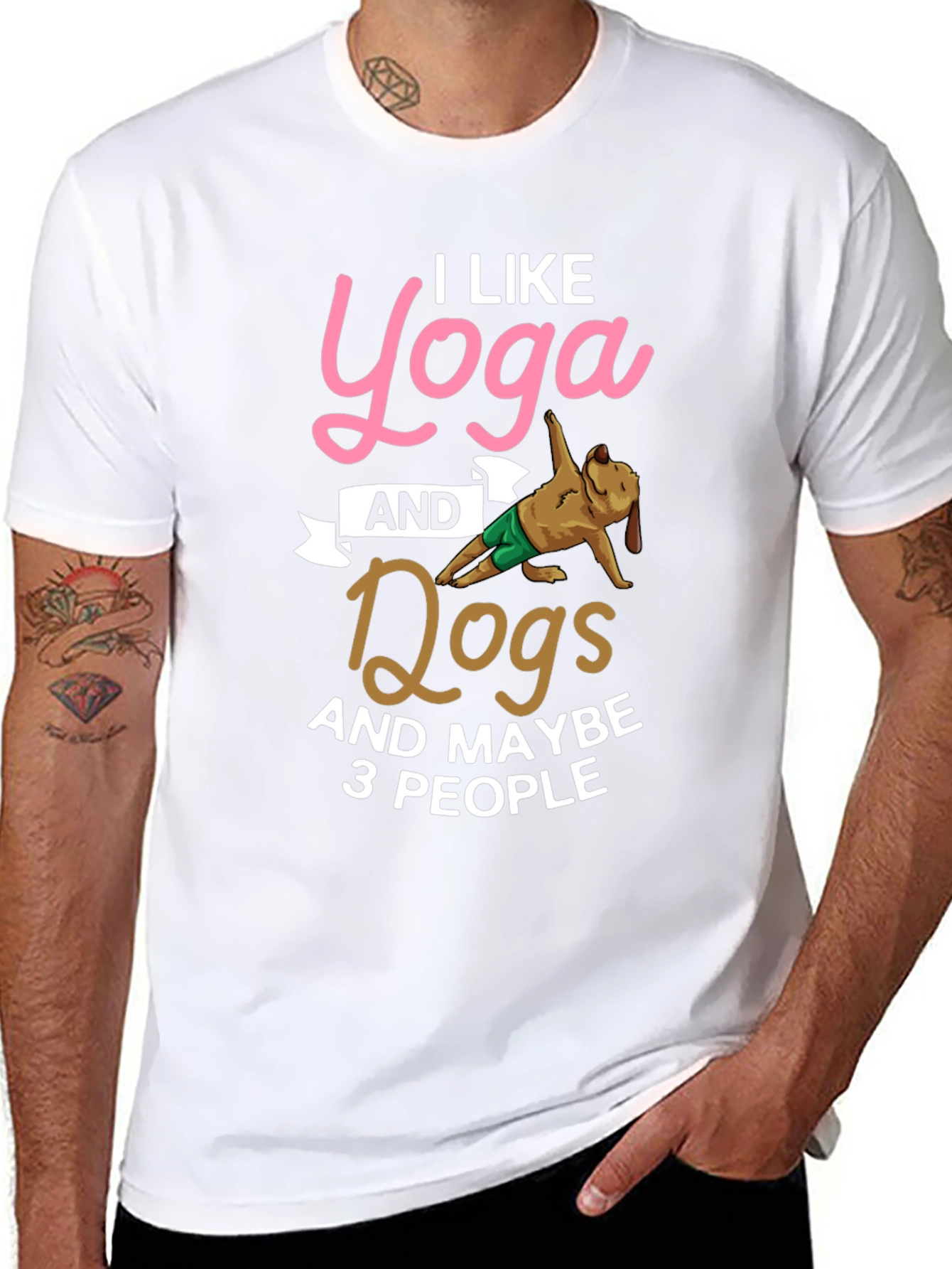 Yoga & Dogs Graphic Tee