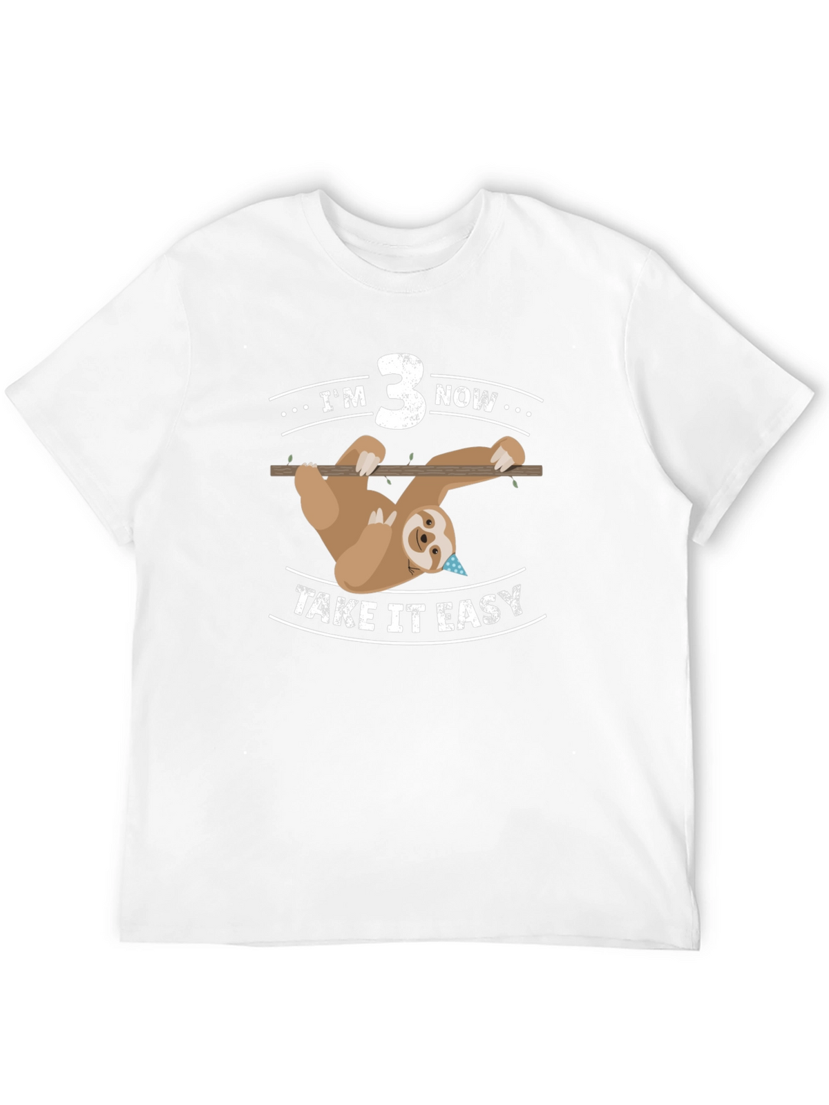 Im 3 Now Sloth Birthday Tee