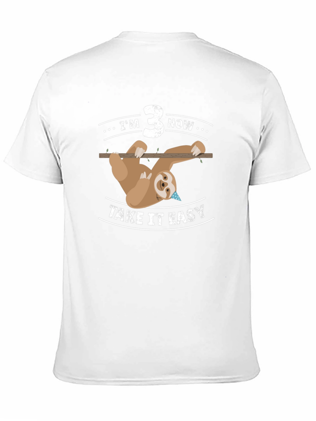 Im 3 Now Sloth Birthday Tee