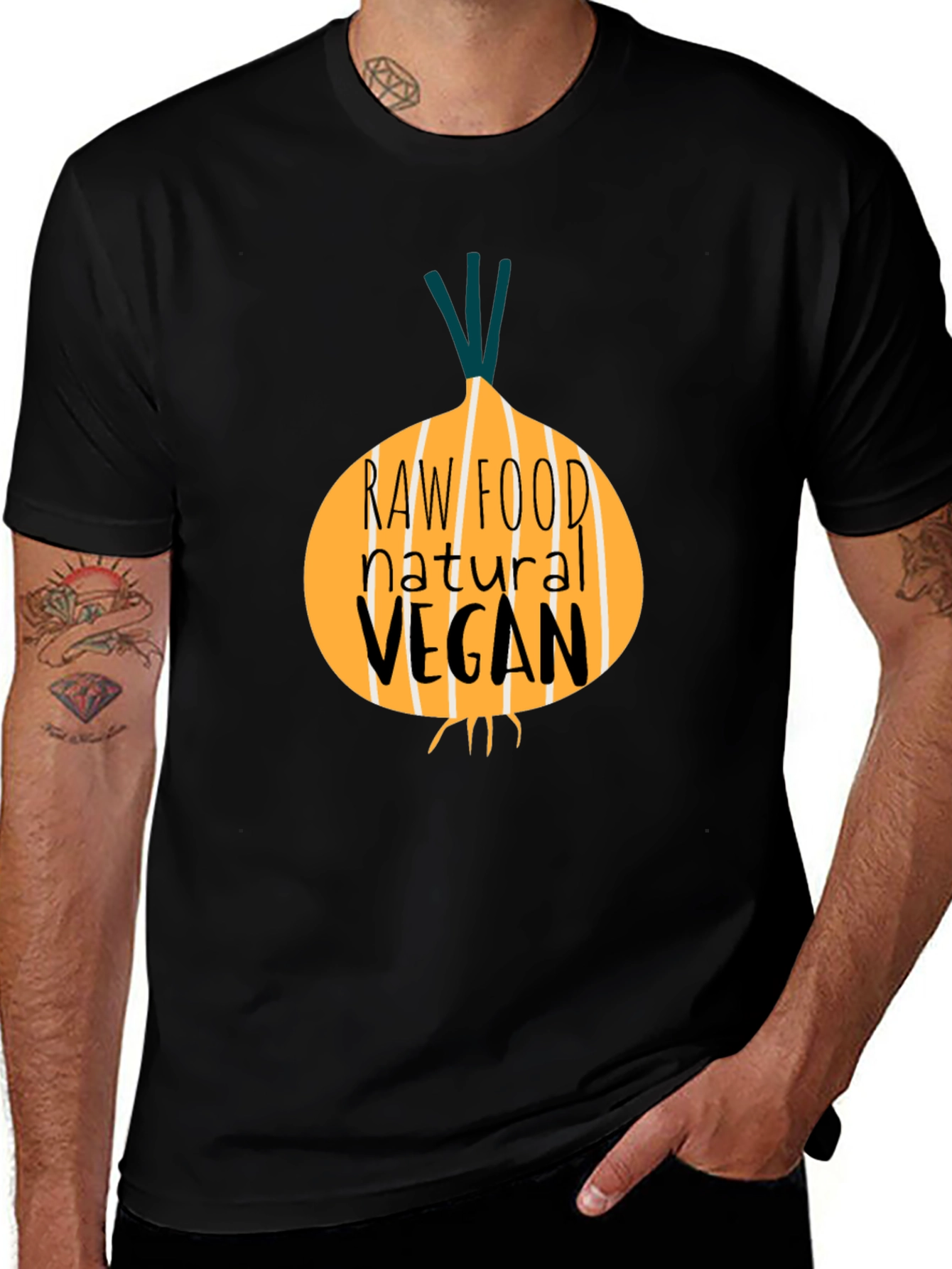 Vegan Raw Food Graphic T-Shirt
