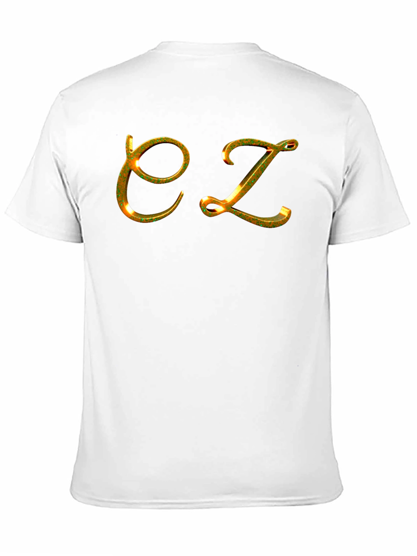 EZ Gold Letter Black Tee