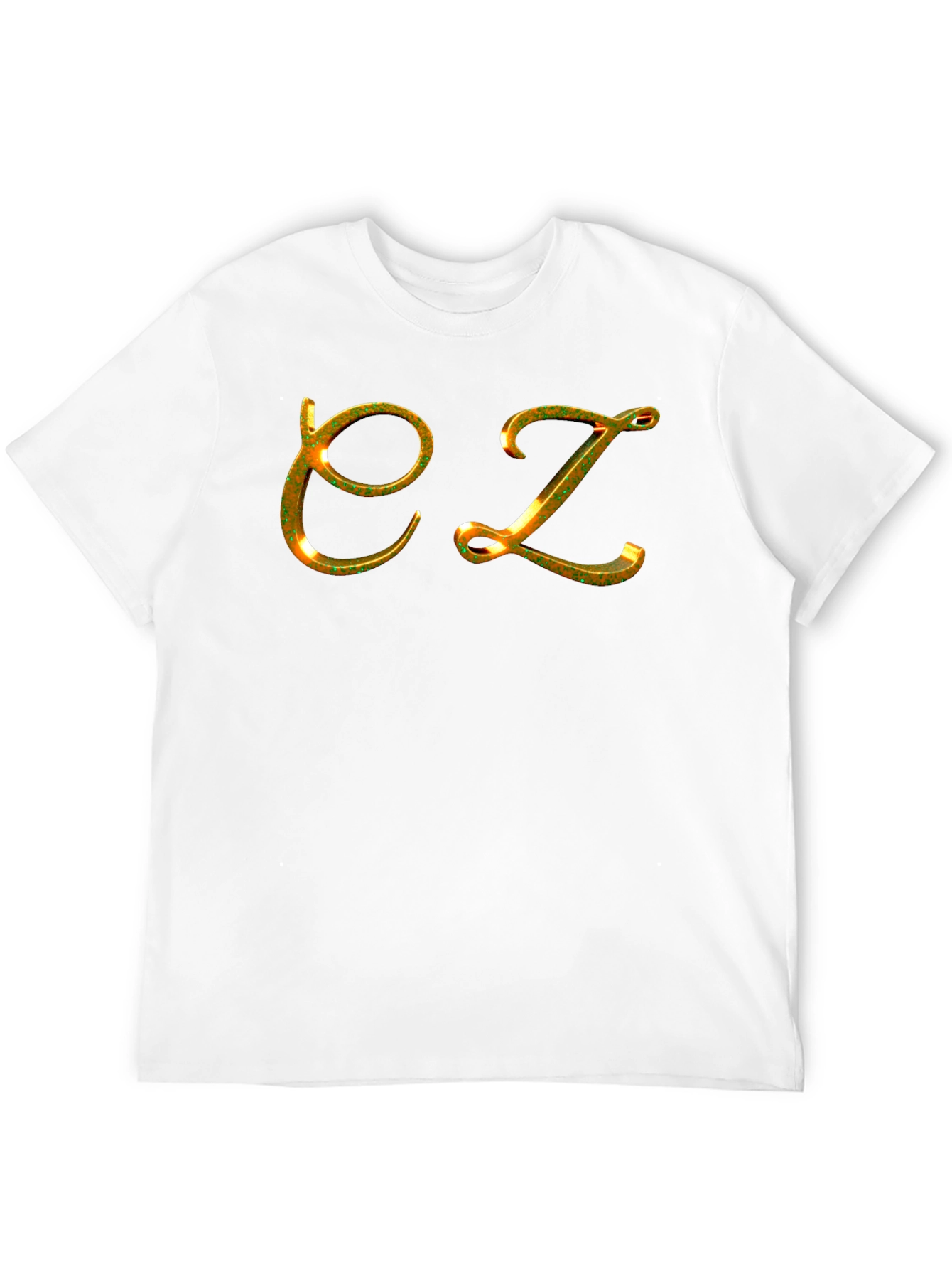 EZ Gold Letter Black Tee
