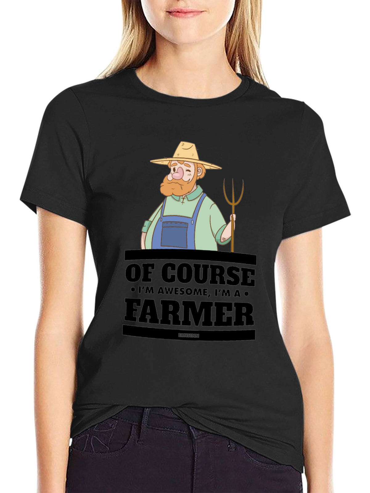 Awesome Farmer T-Shirt - Of Course Im Awesome!