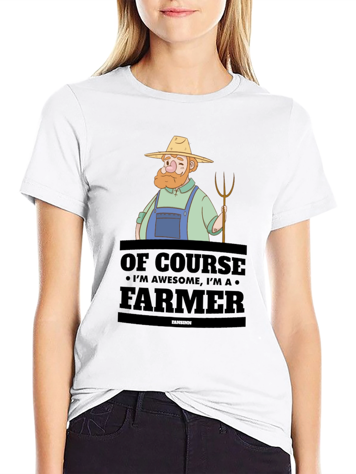 Awesome Farmer T-Shirt - Of Course Im Awesome!