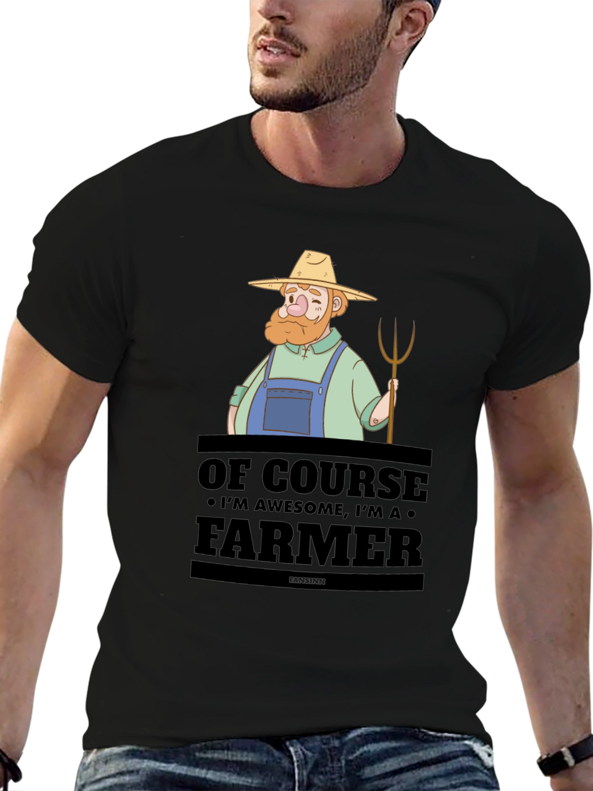 Awesome Farmer T-Shirt - Of Course Im Awesome!
