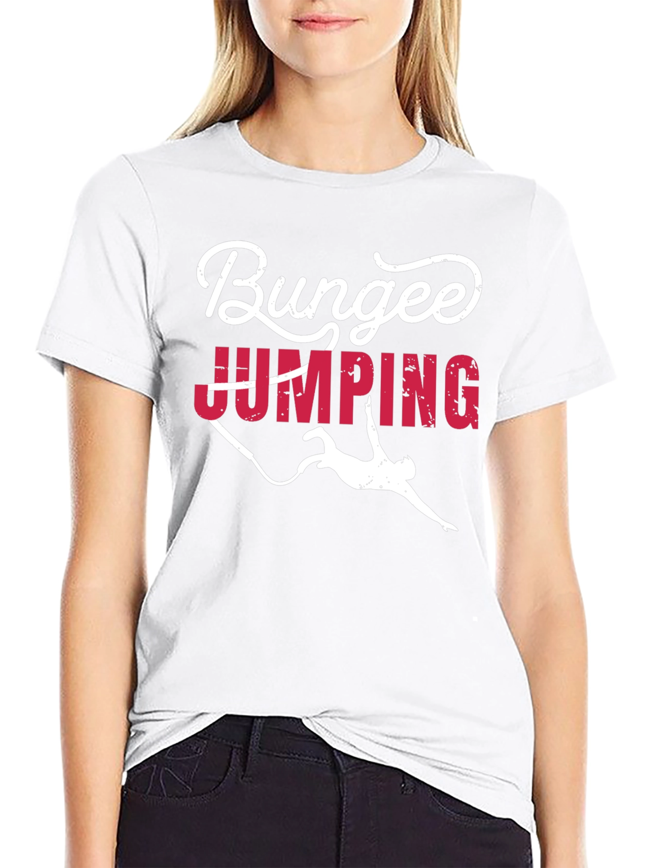 Bungee Jumping Graphic T-Shirt - Adventure Seeker Tee