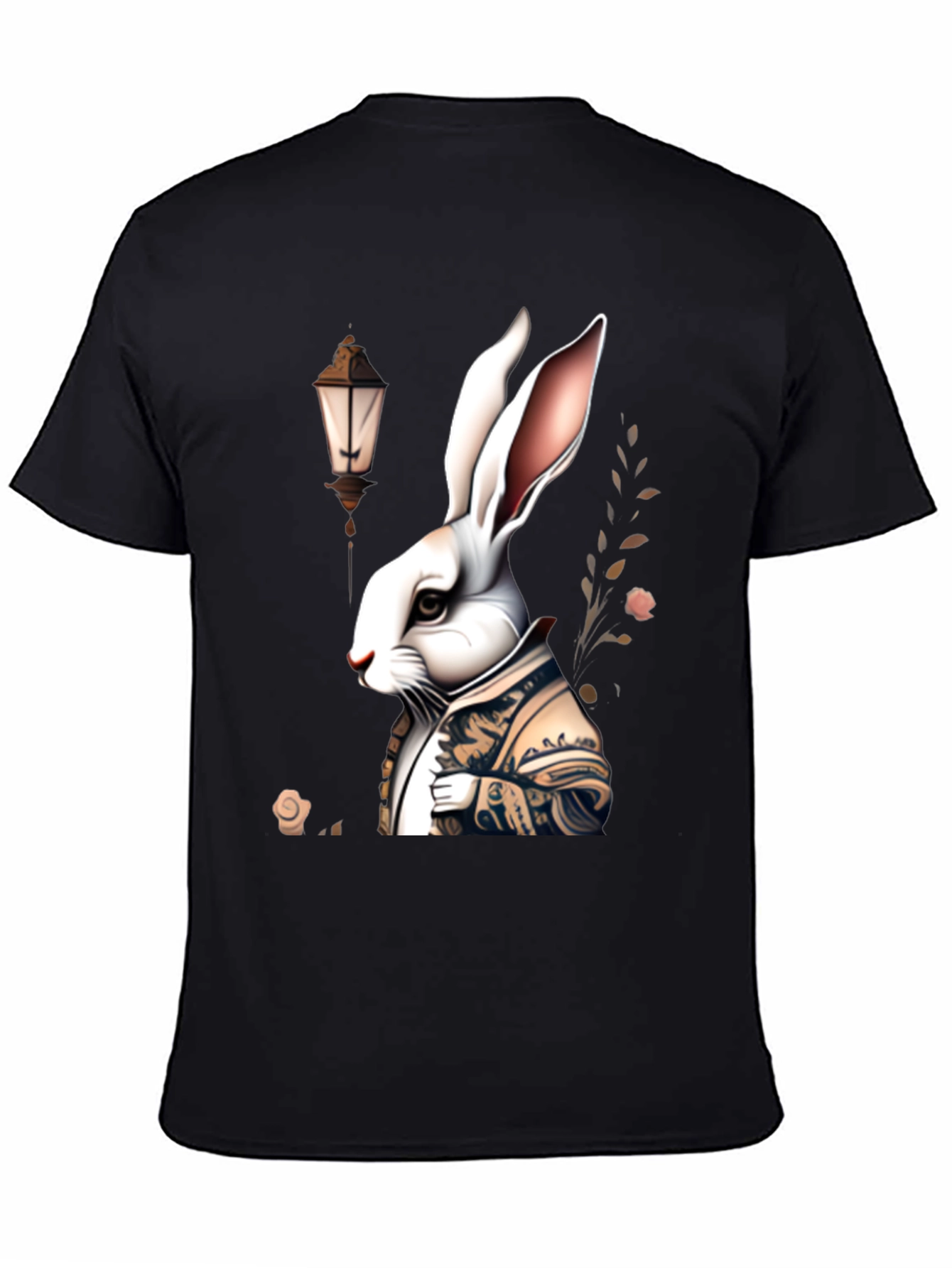 Whimsical Rabbit Graphic Tee - Unique Print