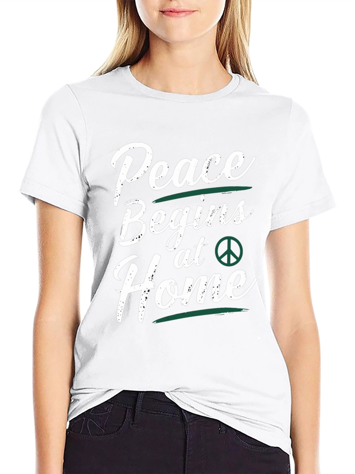 Peace Begins at Home Graphic Tee